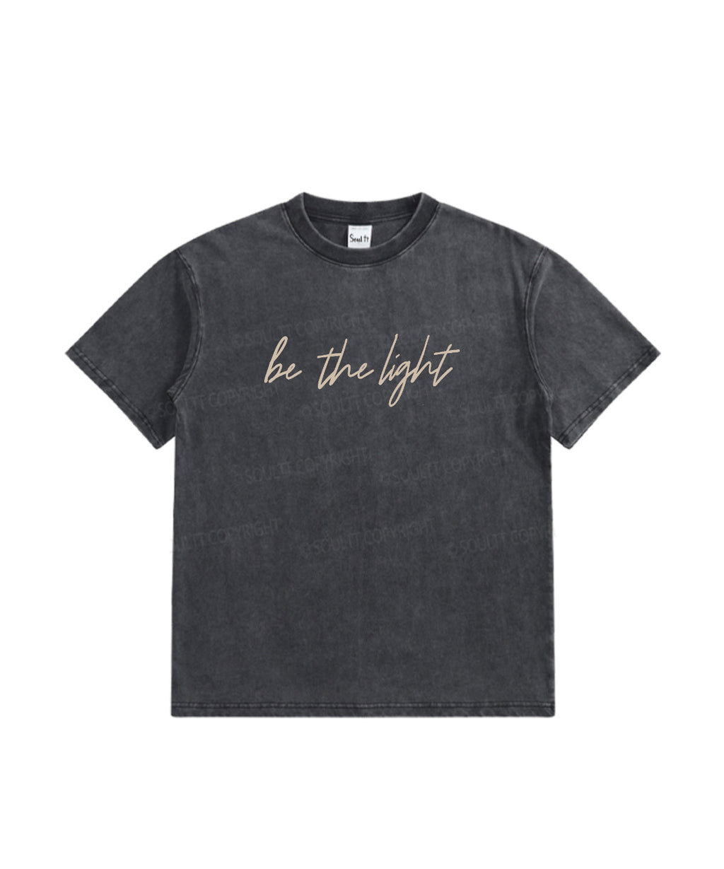 Kids Be The Light Double Sided Washed Christian T-shirt Hoodie, Sweatshirt | CiraTrend.com (Image 2)