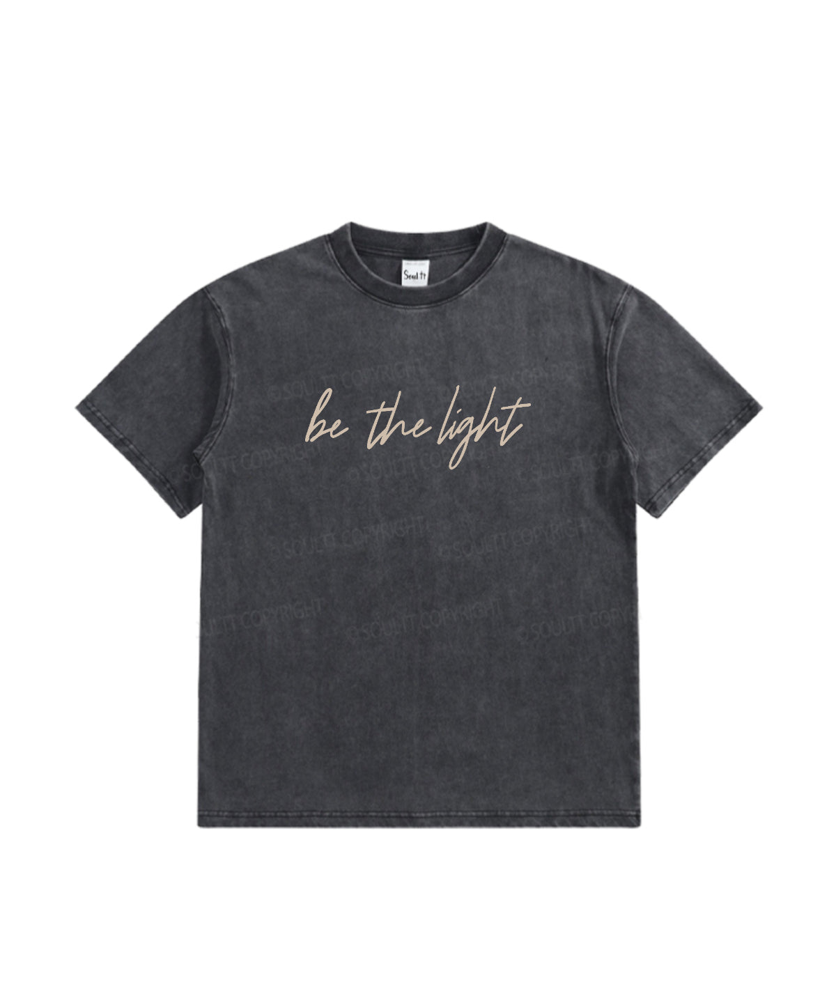 Kids Be The Light Double Sided Washed Christian T-shirt Hoodie, Sweatshirt | CiraTrend.com (Image 2)