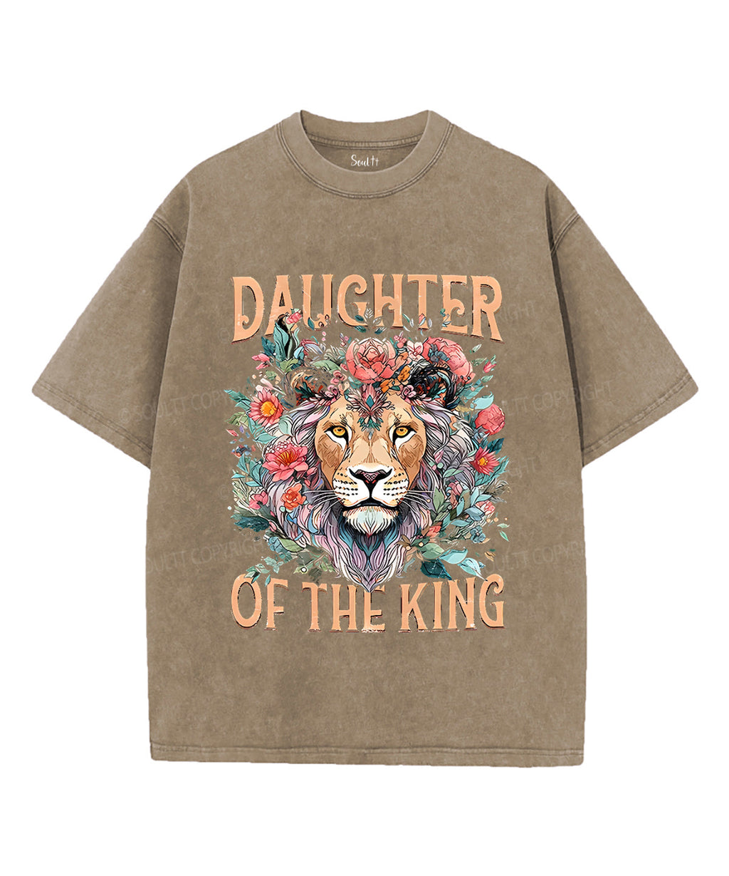 Daughter King Washed Christian Style001 T-Shirts, Hoodie, Sweatshirt