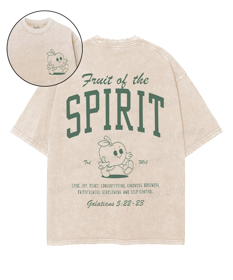 Fruit Spirit Double Sided Washed Christian Style027 T-Shirts, Hoodie, Sweatshirt