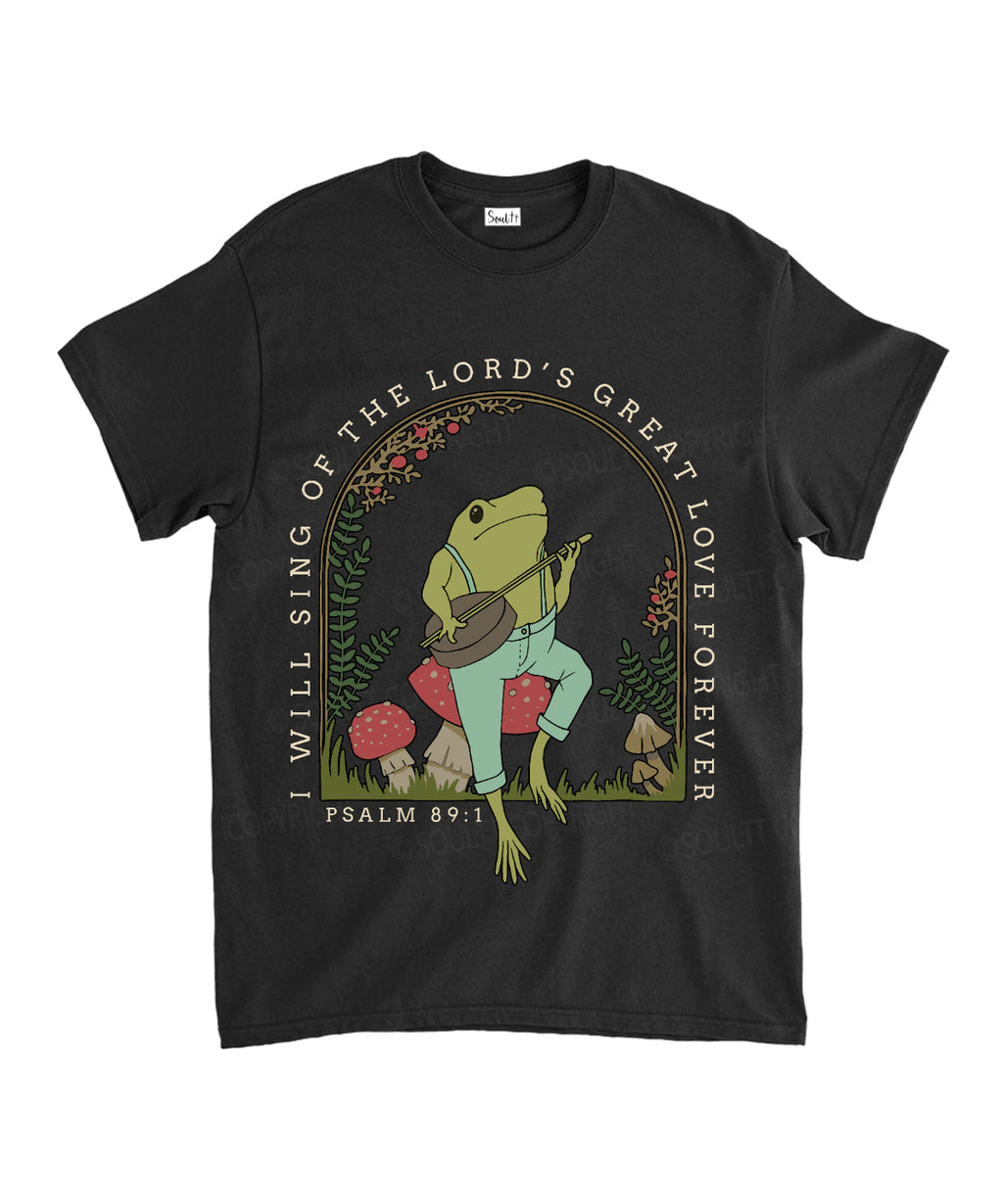 I Will Sing Of The Lord's Great Love Unisex Cotton Christian T-Shirt Hoodie, Sweatshirt | CiraTrend.com (Image 3)