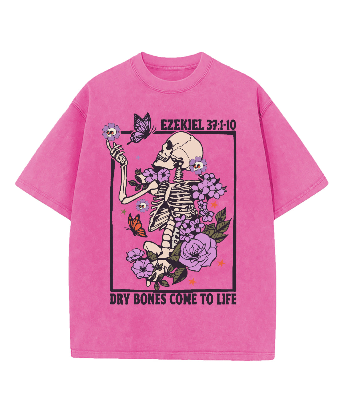 Dry Bones Come To Life Washed Christian T-shirt Hoodie, Sweatshirt | CiraTrend.com (Image 4)