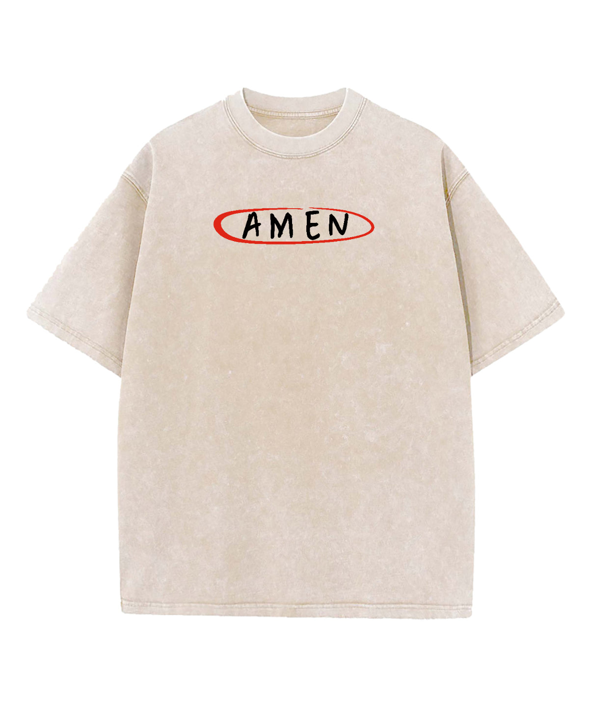 AMEN Washed Christian T-shirt Hoodie, Sweatshirt | CiraTrend.com (Image 2)