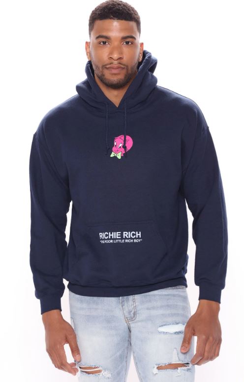 Richie Rich The Poor Little Rich Boy Hooded Sweatshirt Hoodie T-Shirts | CiraTrend.com (Image 2)
