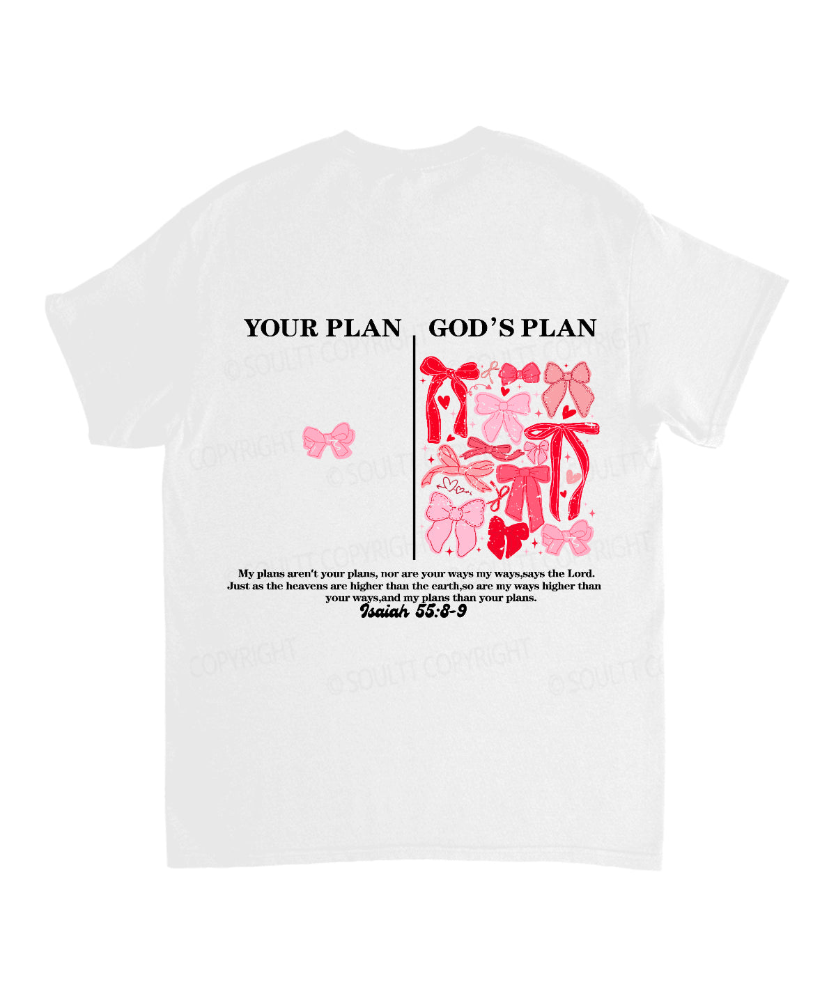 God'S PlanÂ£Â¾My Plan Double Sided Cotton Christian T-Shirts, Hoodie, Sweatshirt