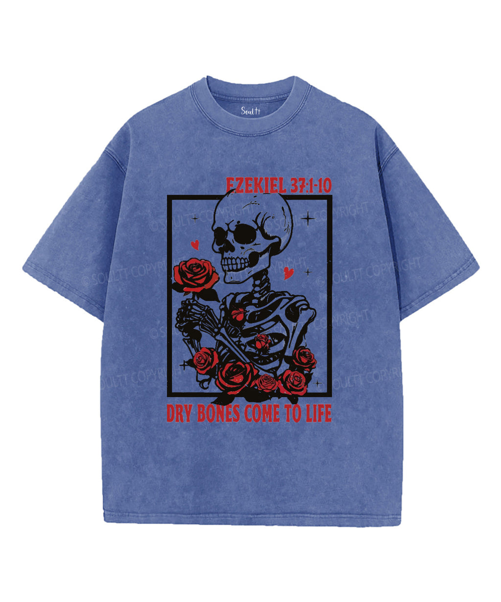 Dry Bones Come To Life Unisex Washed Christian T-shirt Style004 Hoodie, Sweatshirt | CiraTrend.com (Image 4)