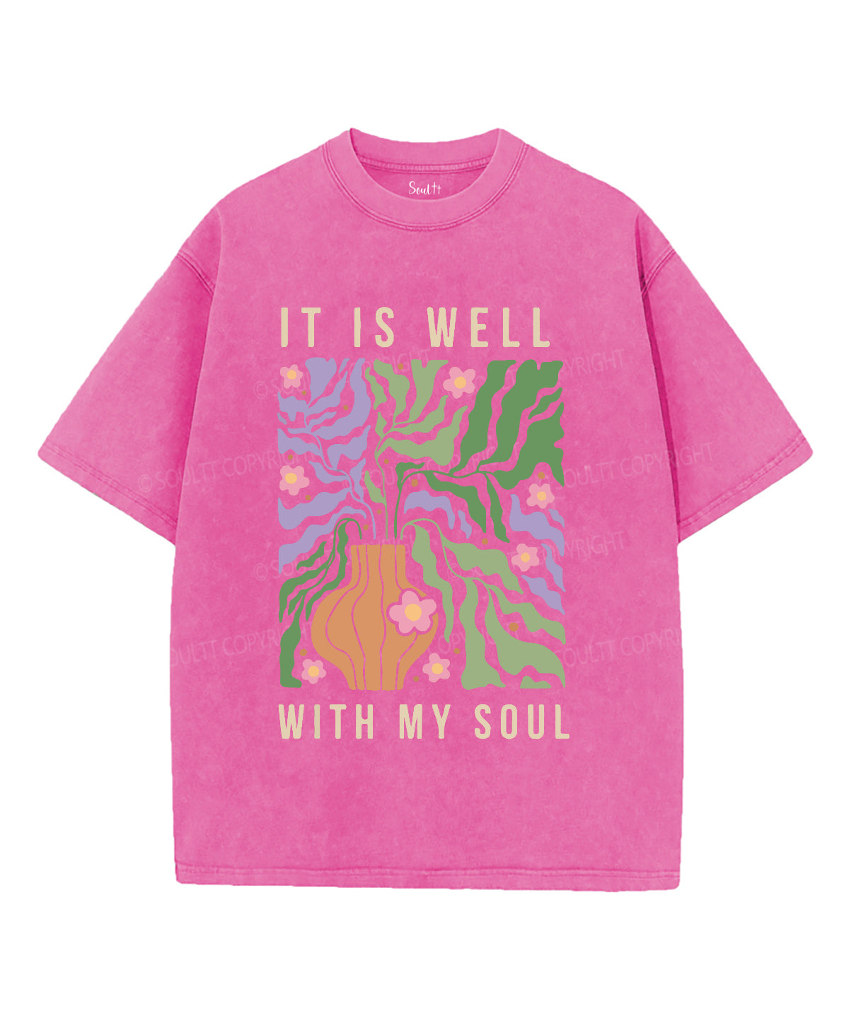 It Is Well With My Soul Washed Christian T-shirt Style028 Hoodie, Sweatshirt | CiraTrend.com (Image 3)