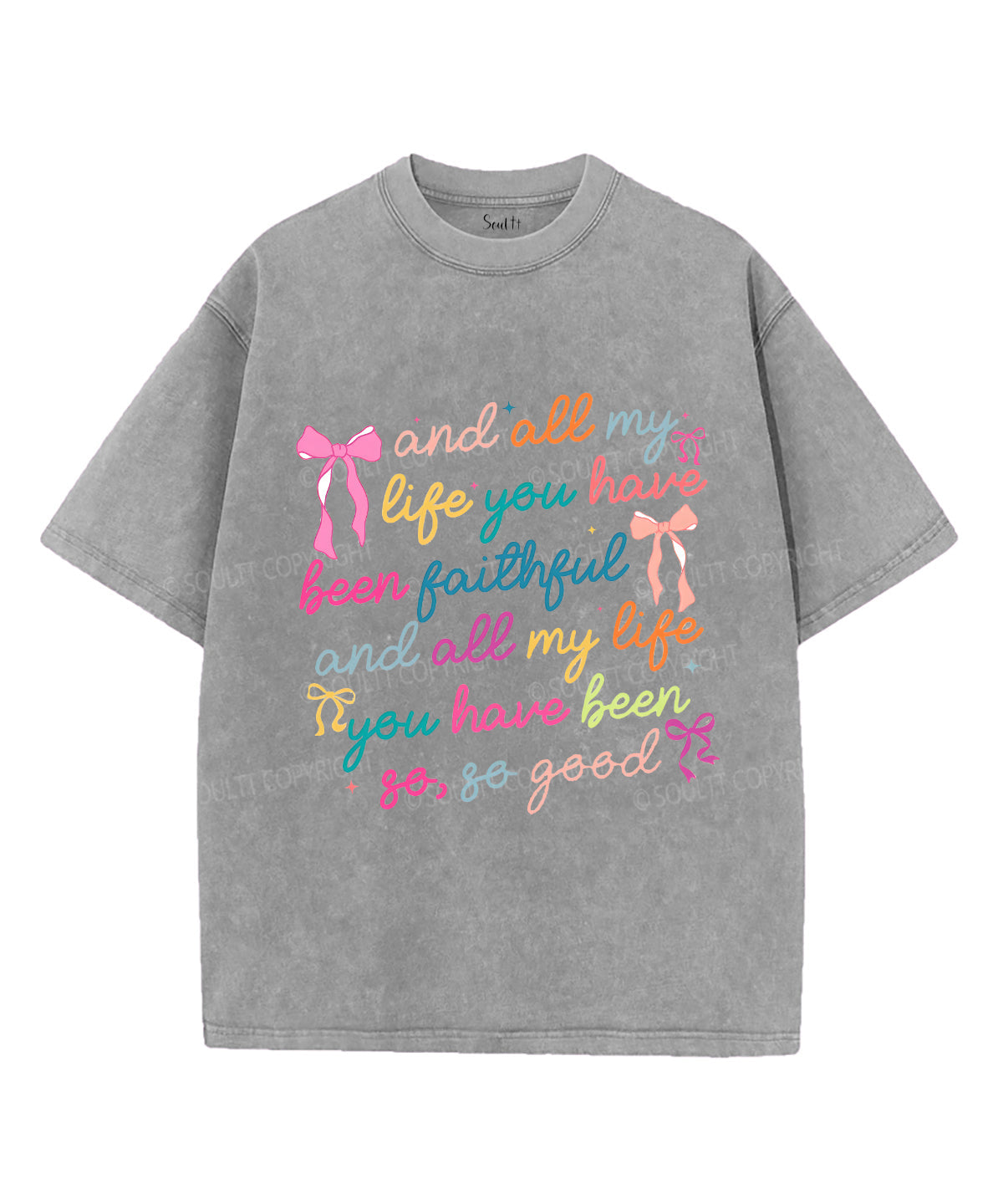 And All My Life Unisex Washed Christian T-shirt Hoodie, Sweatshirt | CiraTrend.com (Image 2)