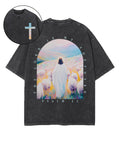 The Lord Is My Shepherd Double Sided Unisex Washed Christian T-shirt Style003 Hoodie, Sweatshirt | CiraTrend.com (Image 1)