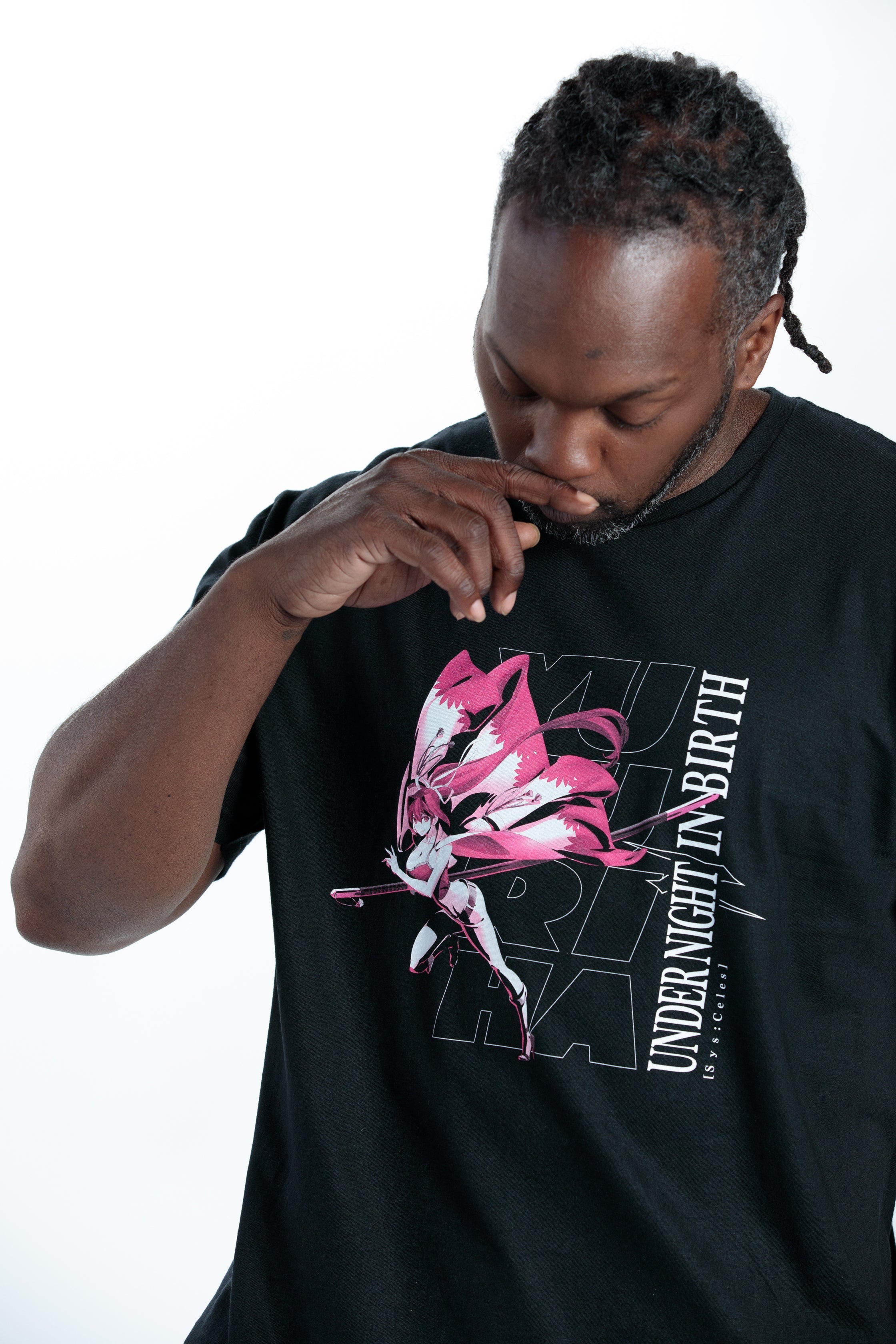 UNDER NIGHT IN-BIRTH - 'Yuzuriha' T-Shirt - Black Hoodie, Sweatshirt | CiraTrend.com (Image 3)