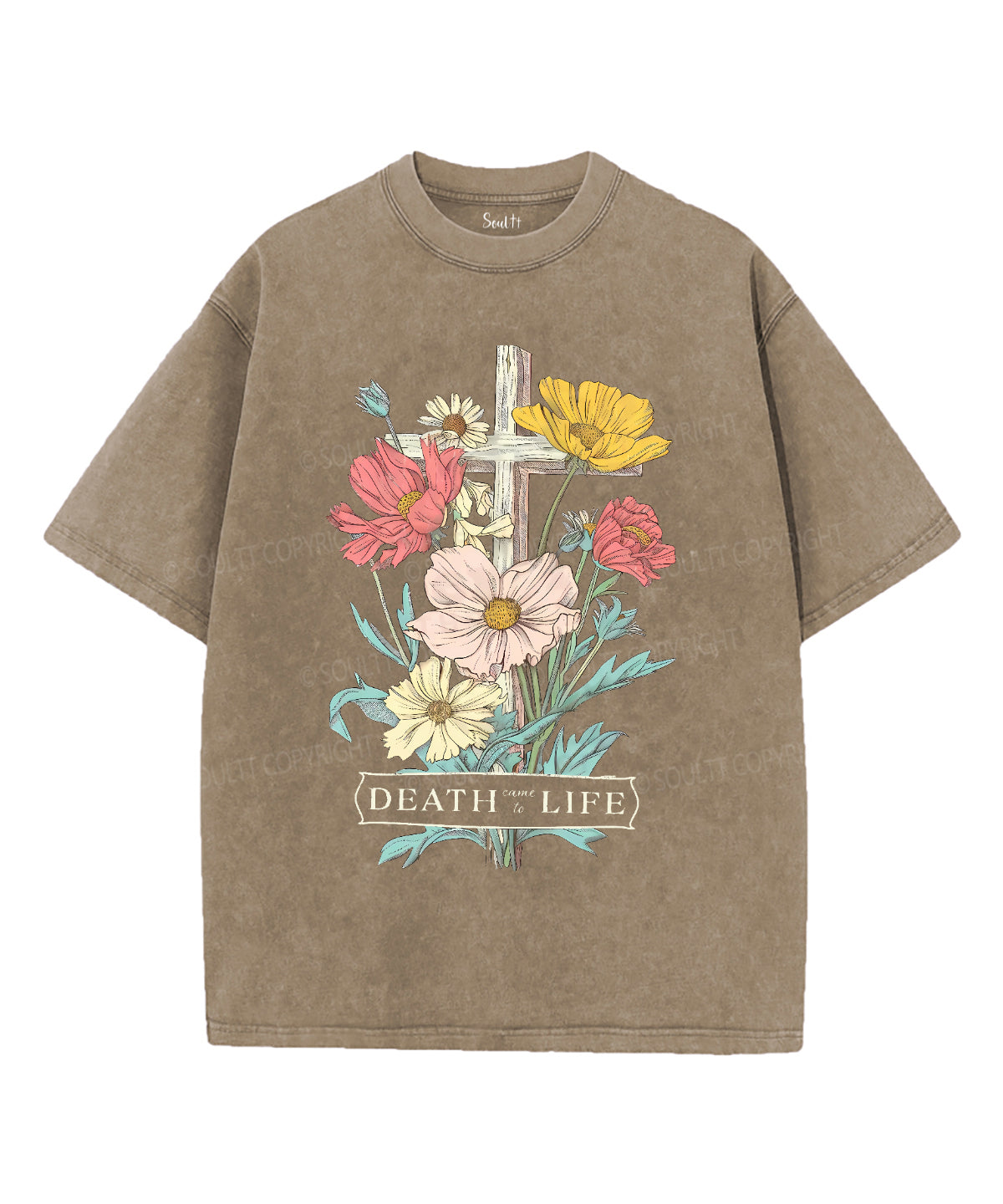 Death Come Life Washed Christian T-Shirts, Hoodie, Sweatshirt