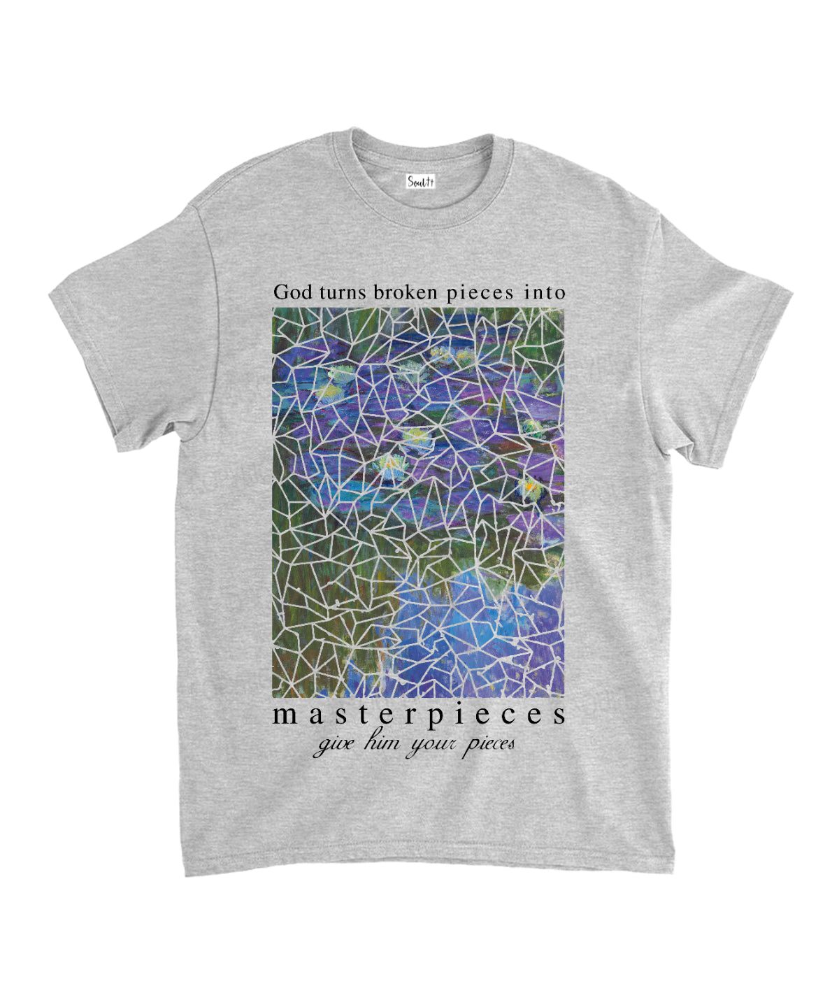 Water Lily God Turns Unisex Cotton Christian T-Shirt Hoodie, Sweatshirt | CiraTrend.com (Image 3)