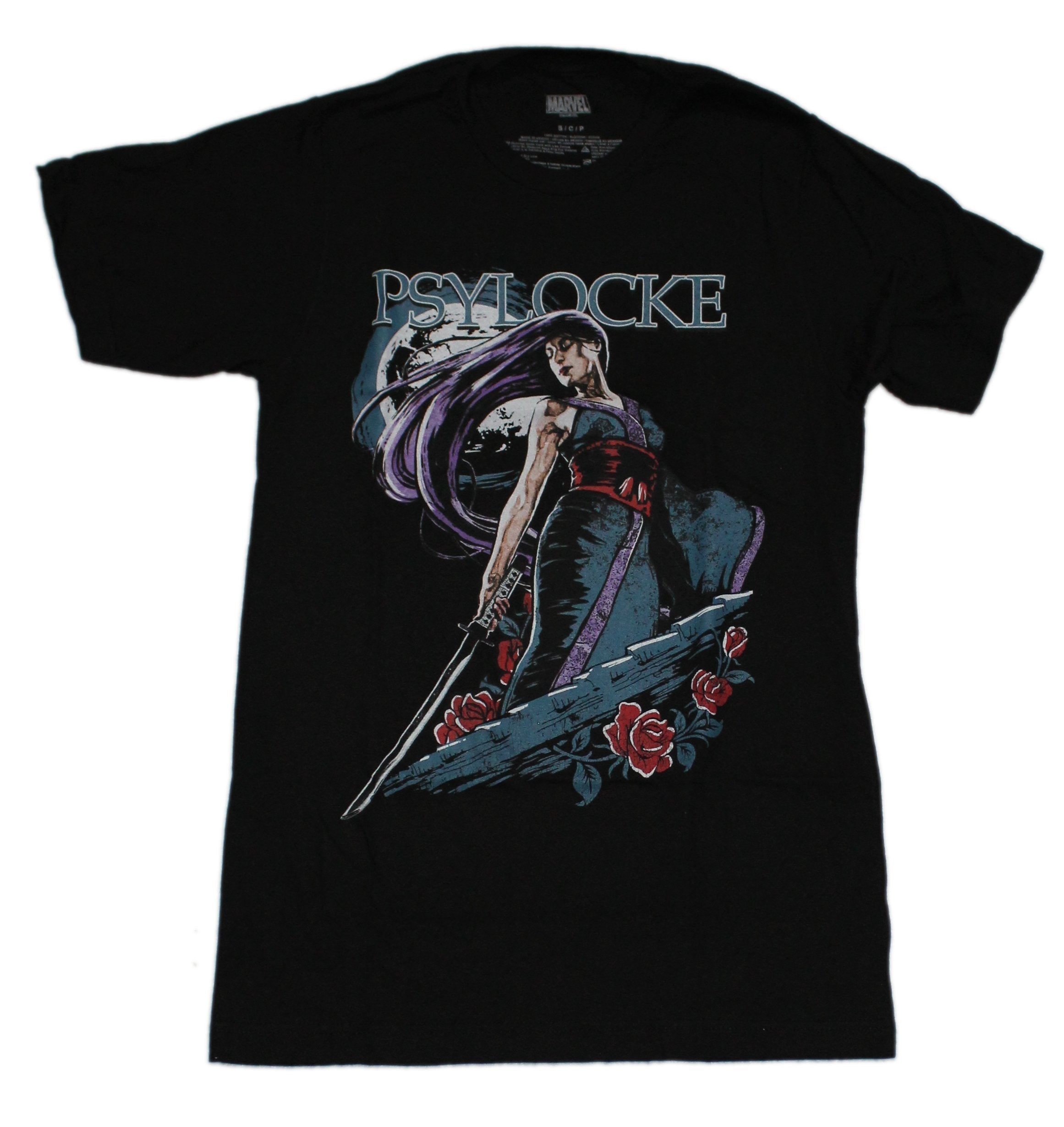 X-Men Mens T-Shirt - Psylocke Artful Pose Under Nmae Hoodie, Sweatshirt | CiraTrend.com