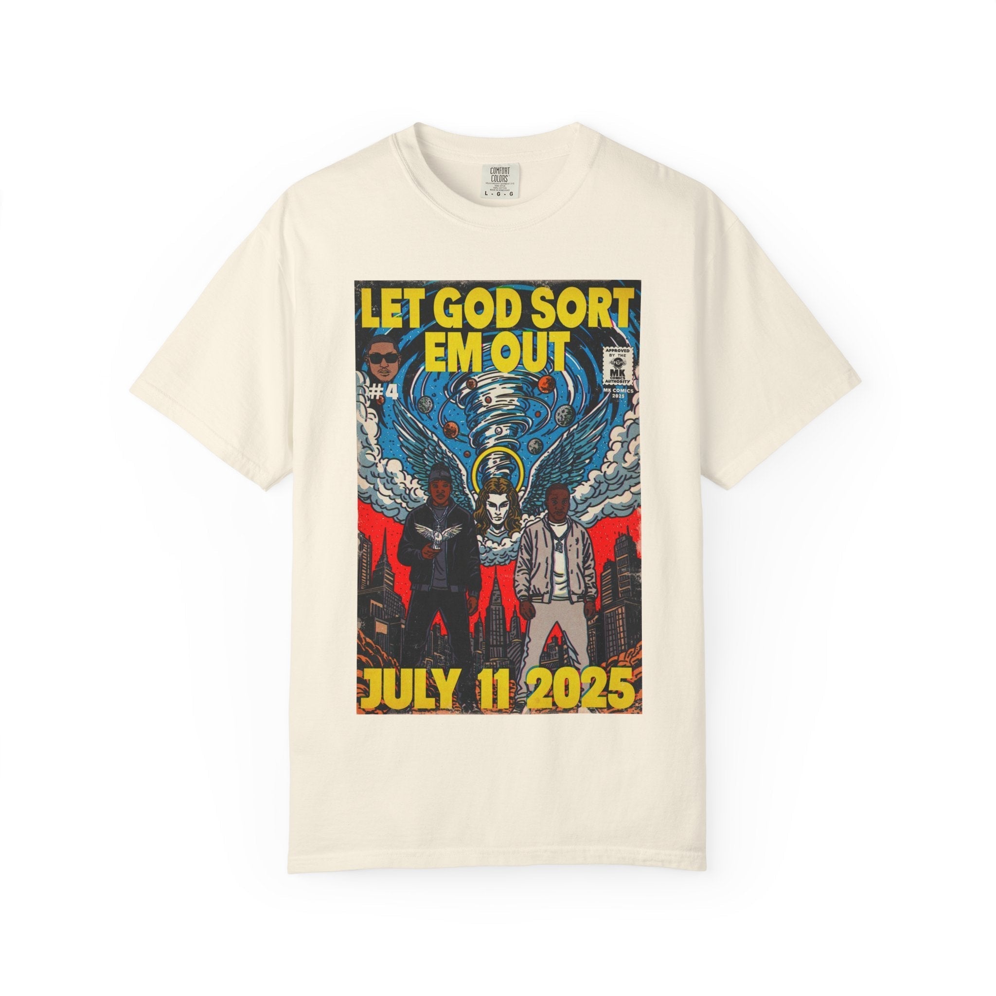 Let God Sort Em Out - Unisex Comfort Colors T-shirt Hoodie, Sweatshirt | CiraTrend.com (Image 3)