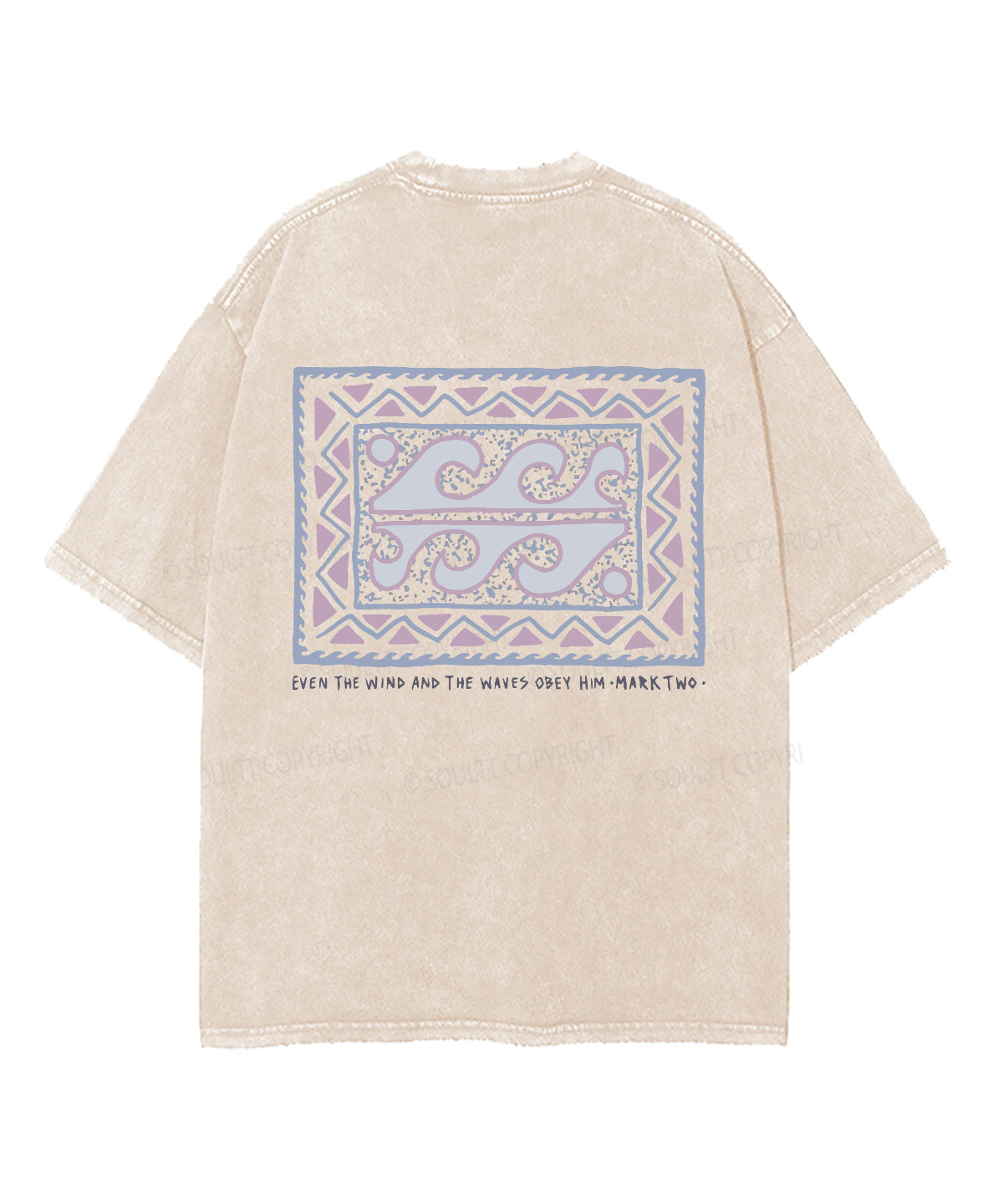Even The Wind And Waves Obey Him Double Sided Washed Christian T-shirt Hoodie, Sweatshirt | CiraTrend.com (Image 3)