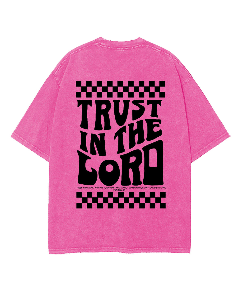 Trust In The Lord Double Sided Washed Christian T-shirt Hoodie, Sweatshirt | CiraTrend.com (Image 4)