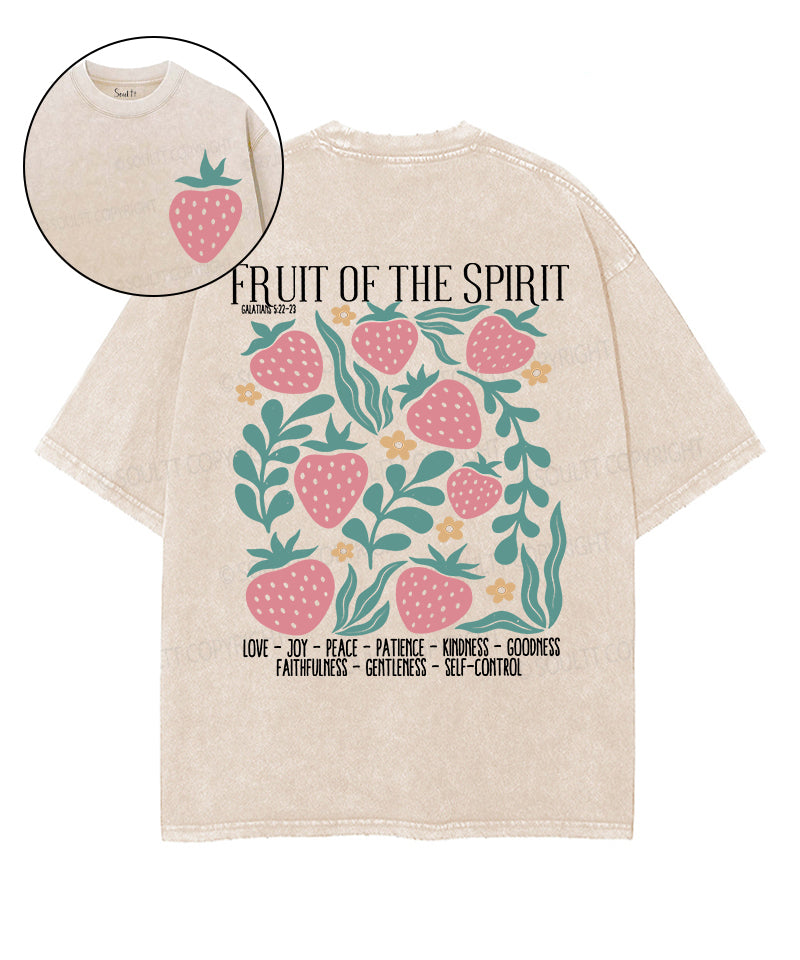 Fruit Spirit Double Sided Washed Christian Style010 T-Shirts, Hoodie, Sweatshirt
