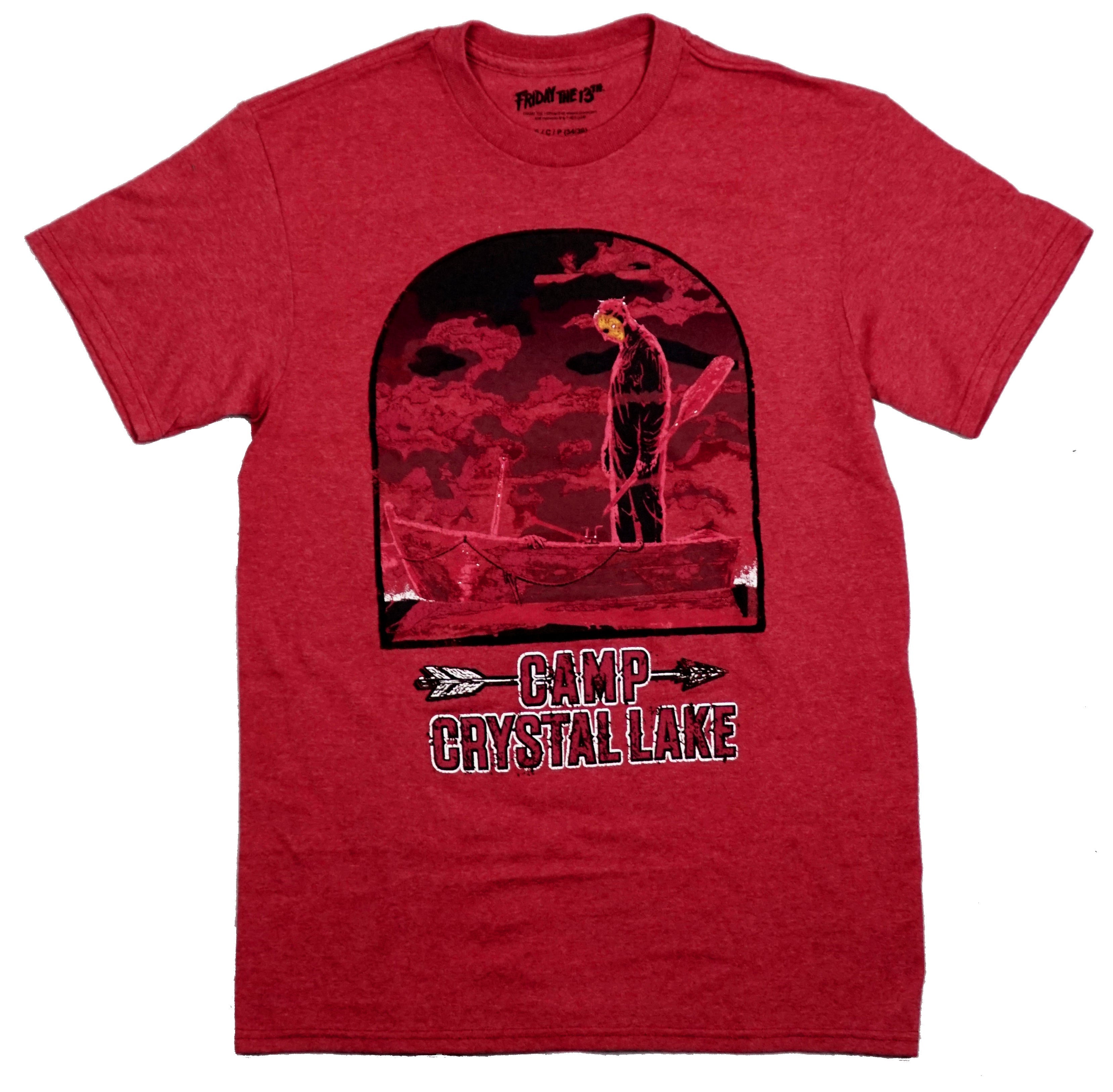 Friday the 13th Mens T-Shirt - Jason In Boat Camp Crystal Lake Hoodie, Sweatshirt | CiraTrend.com