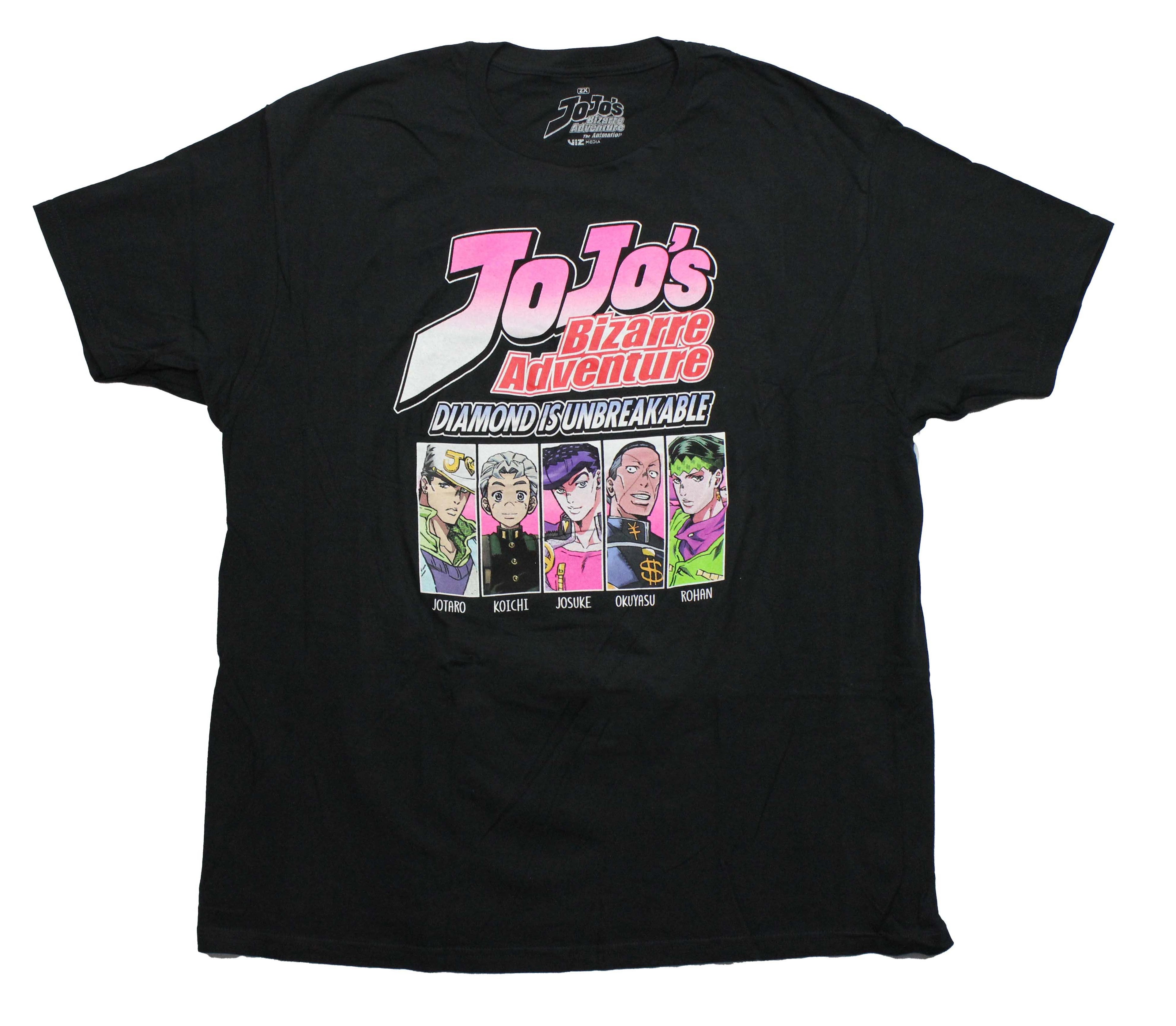 Jojo's Bizarre Adventure Mens T-Shirt - Purple Cast Diamond Is Unbreakable Hoodie, Sweatshirt | CiraTrend.com