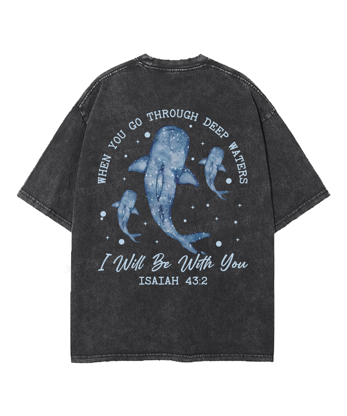 I Will Be With You Double Sided Unisex Washed Christian T-shirt Style023 Hoodie, Sweatshirt | CiraTrend.com (Image 3)