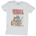 Ghost Rider  Mens T-Shirt - Old School Flaming Ghost Rider Distressed Image Hoodie, Sweatshirt | CiraTrend.com