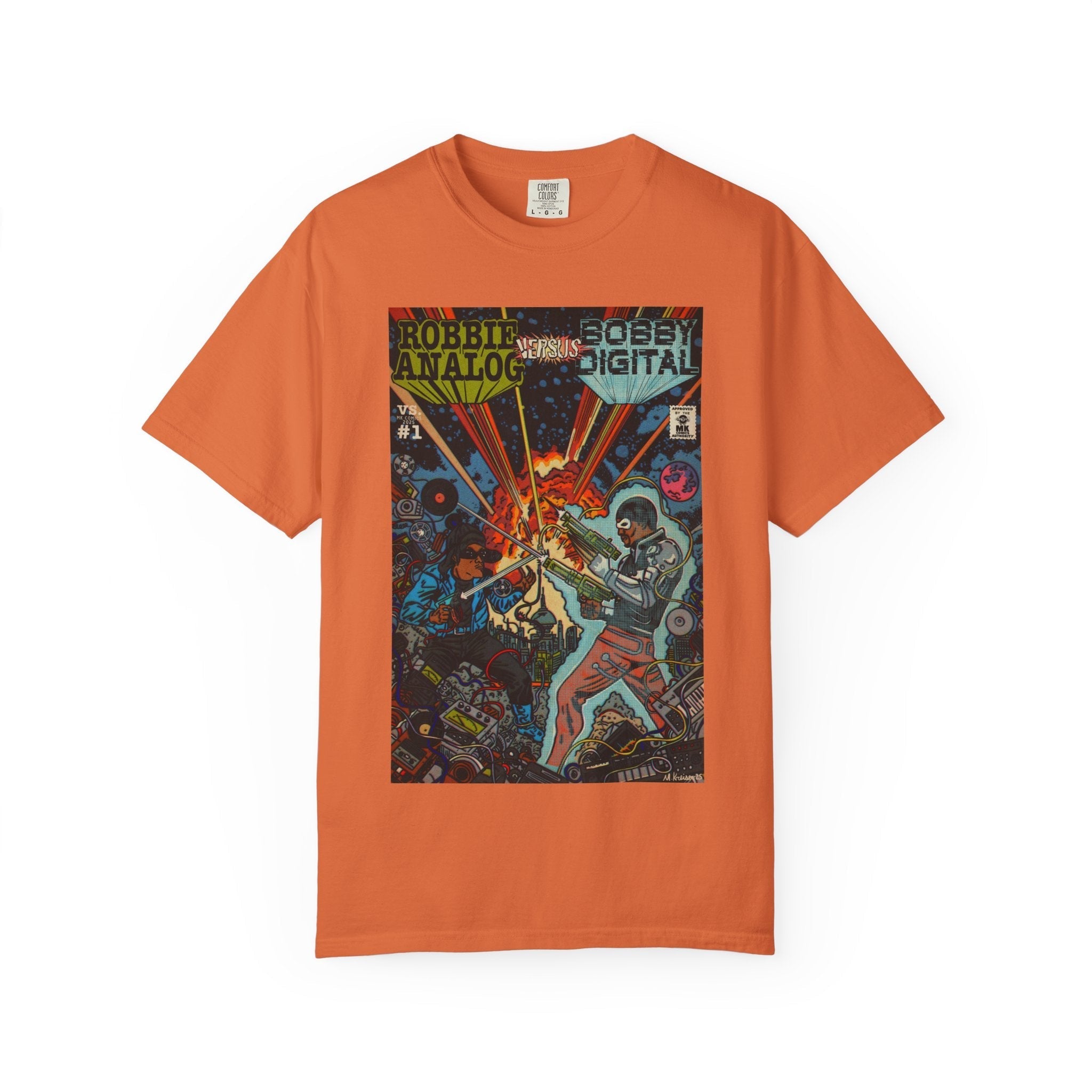 Analog vs. Digital - Unisex Comfort Colors T-shirt Hoodie, Sweatshirt | CiraTrend.com (Image 3)