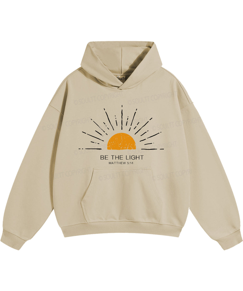Be The Light Cotton Christian Hoodie T-Shirts, Sweatshirt | CiraTrend.com (Image 4)