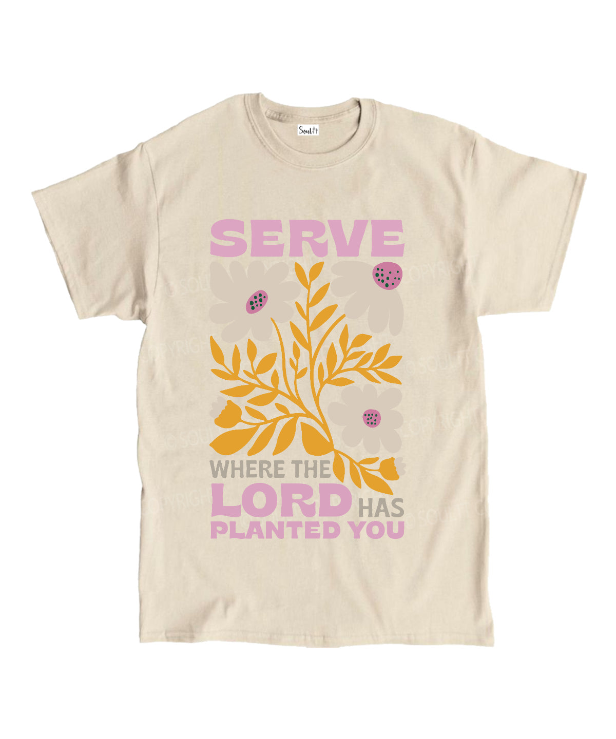 Serve Where The Lord Has Planted Unisex Cotton Christian T-Shirt Hoodie, Sweatshirt | CiraTrend.com (Image 4)