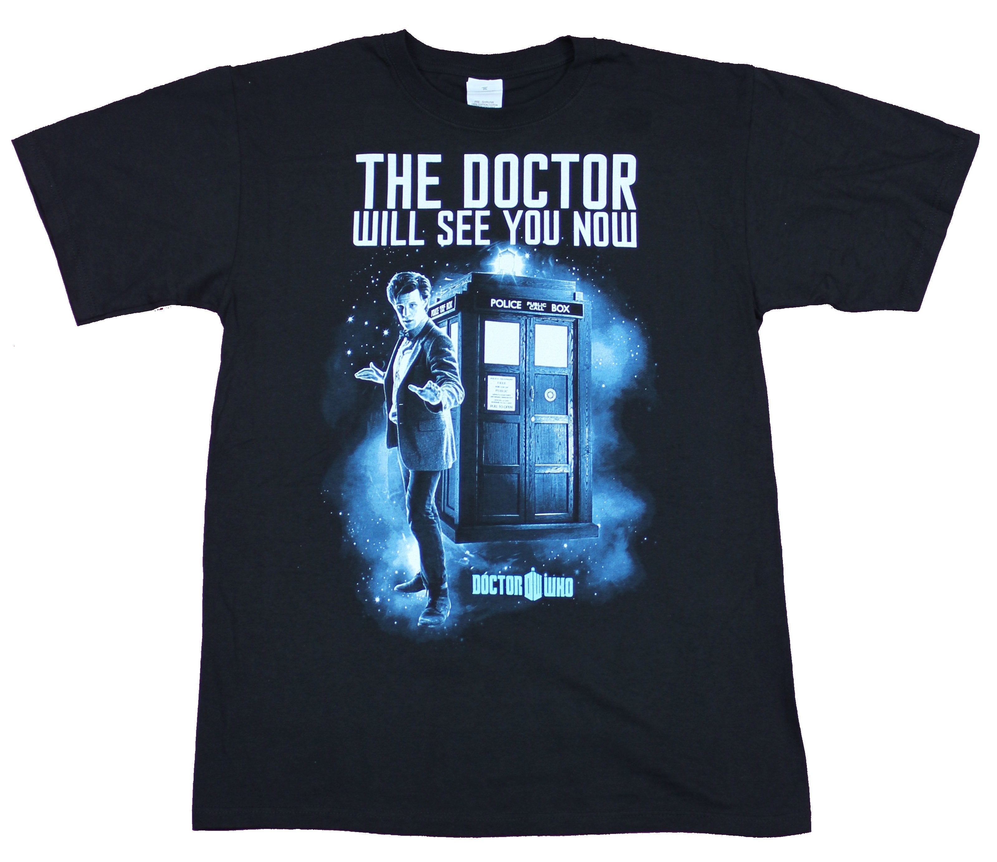 Doctor Who Mens T-Shirt  - 11th Doctor Will See You Now Tardis Doc Hoodie, Sweatshirt | CiraTrend.com