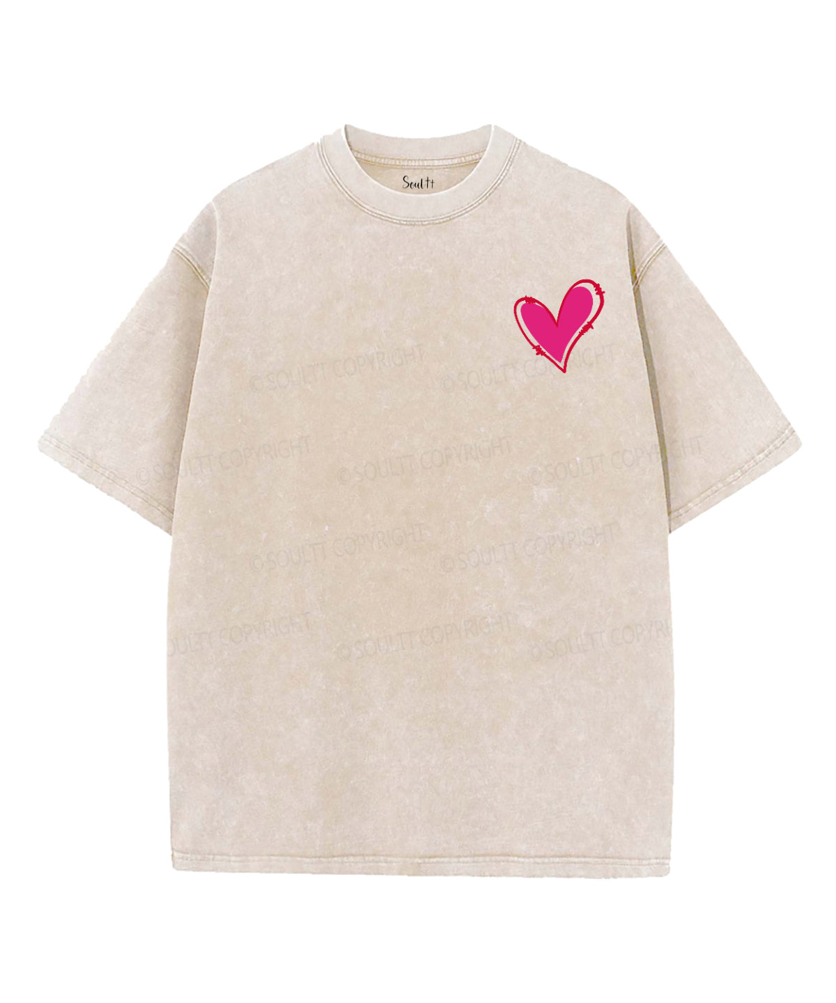 Love Like Jesus Double Sided Unisex Washed Christian T-shirt Style001 Hoodie, Sweatshirt | CiraTrend.com (Image 2)