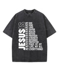Jesus Is My Everything Washed Christian T-shirt Hoodie, Sweatshirt | CiraTrend.com (Image 1)