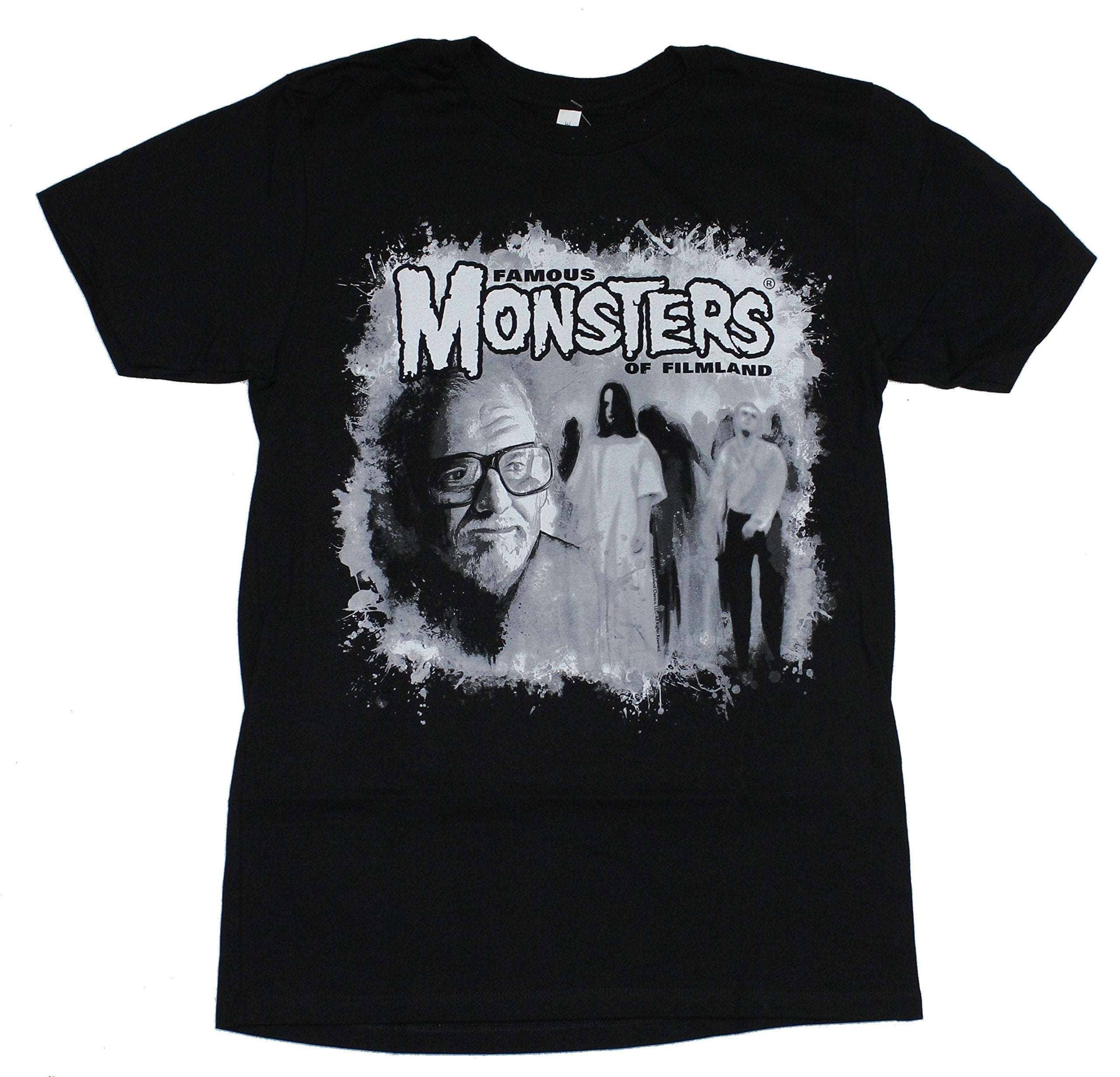 Famous Monsters of Filmland Mens T-Shirt - George Romero Tribute Zombie Image Hoodie, Sweatshirt | CiraTrend.com