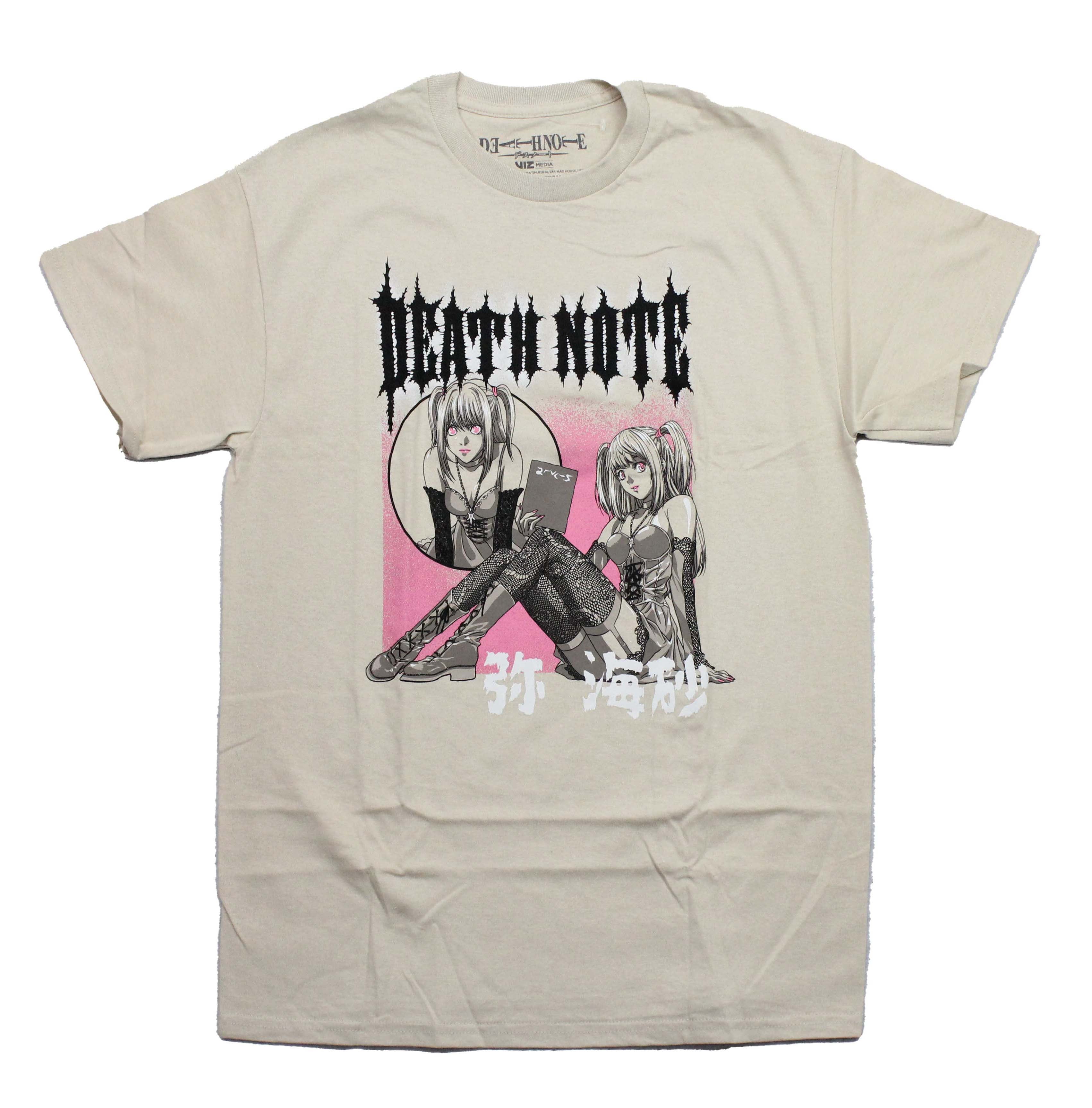Death Note Mens T-Shirt - Misa Amane Reading Book Pink Background Hoodie, Sweatshirt | CiraTrend.com