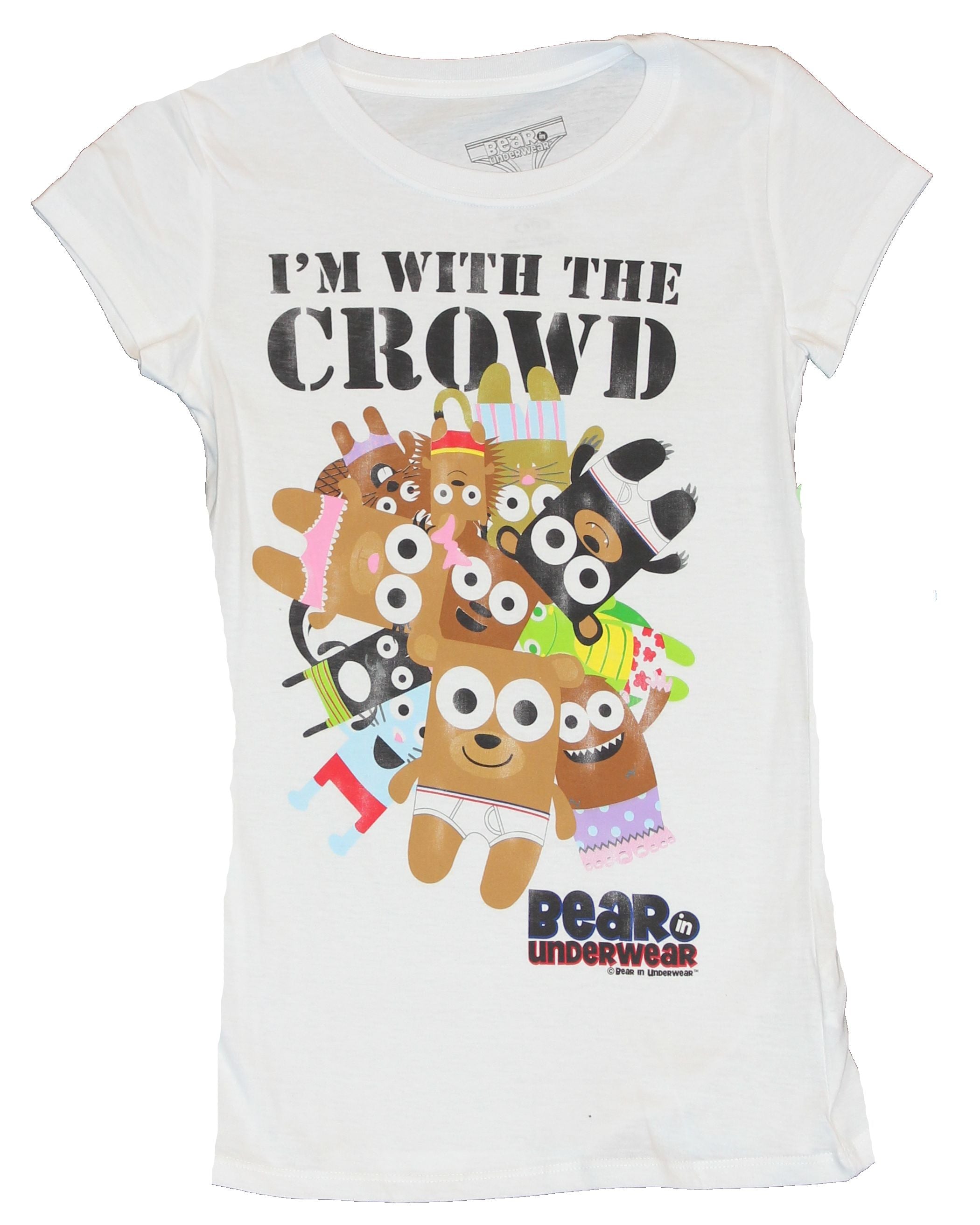 Bear Underwear "I'M Crowd" Character Pile T-Shirts, Hoodie, Sweatshirt