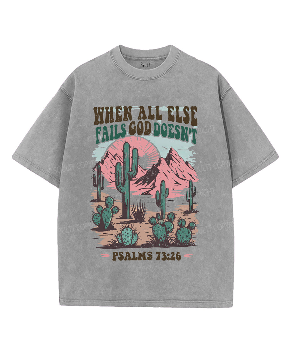 When All Else Fails Unisex Washed Christian T-shirt Style002 Hoodie, Sweatshirt | CiraTrend.com (Image 2)