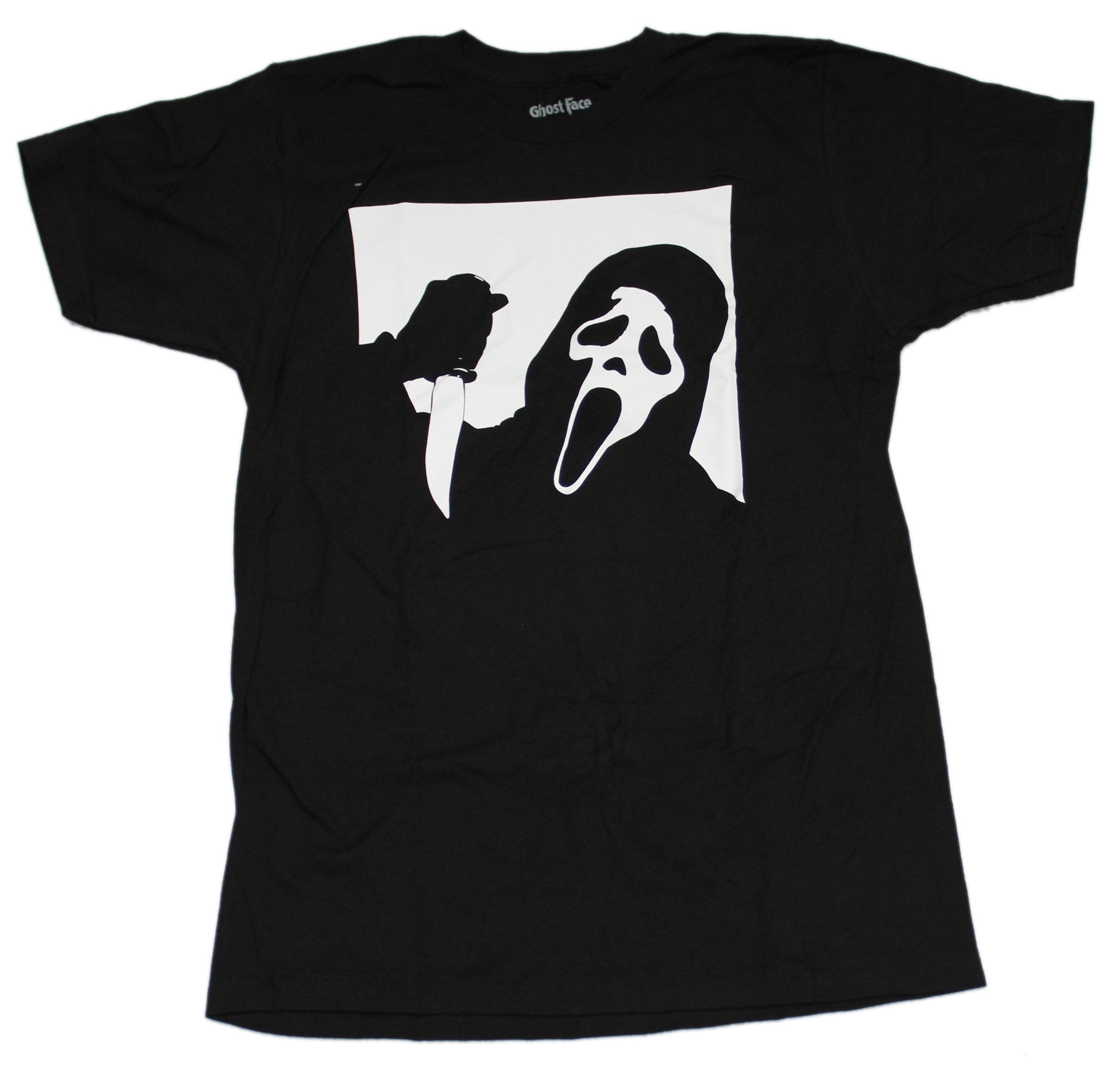 Scream Mens T-Shirt - Negative Space Ghostface Image Hoodie, Sweatshirt | CiraTrend.com