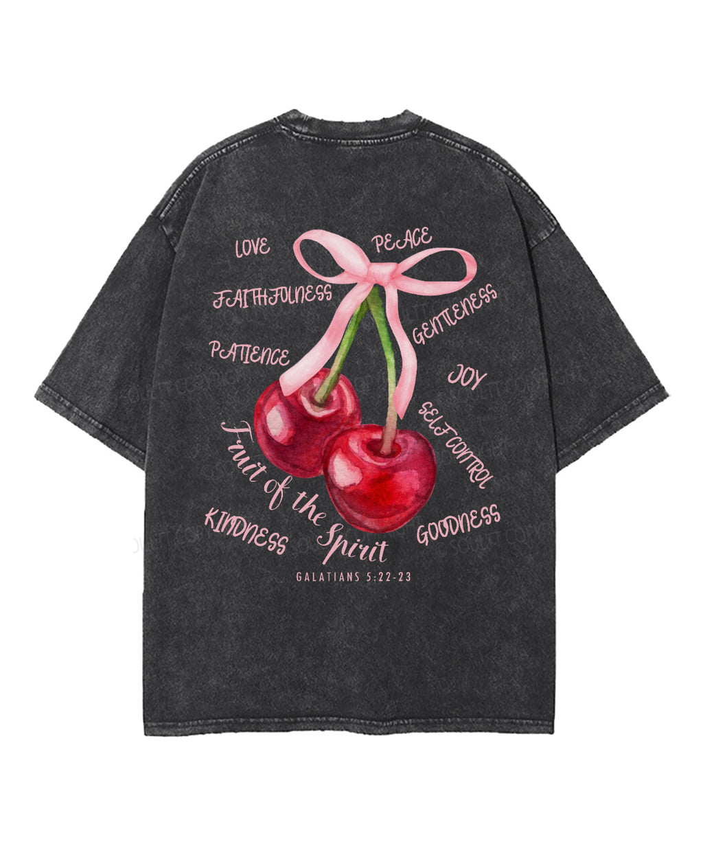 Fruit Of The Spirit Double Sided Washed Christian T-shirt Style003 Hoodie, Sweatshirt | CiraTrend.com (Image 3)