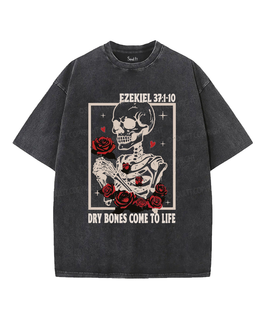 Dry Bones Come To Life Unisex Washed Christian T-shirt Style004 Hoodie, Sweatshirt | CiraTrend.com (Image 3)