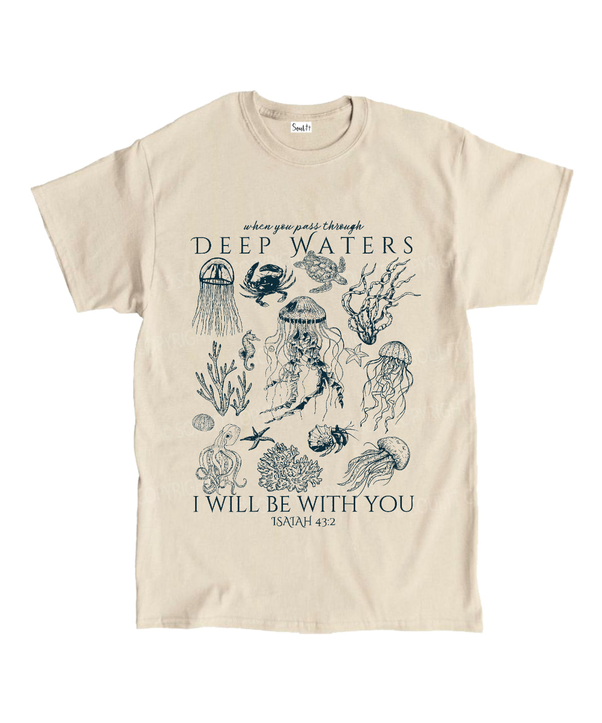 I Will Be With You Unisex Cotton Christian T-Shirt Style004 Hoodie, Sweatshirt | CiraTrend.com (Image 4)