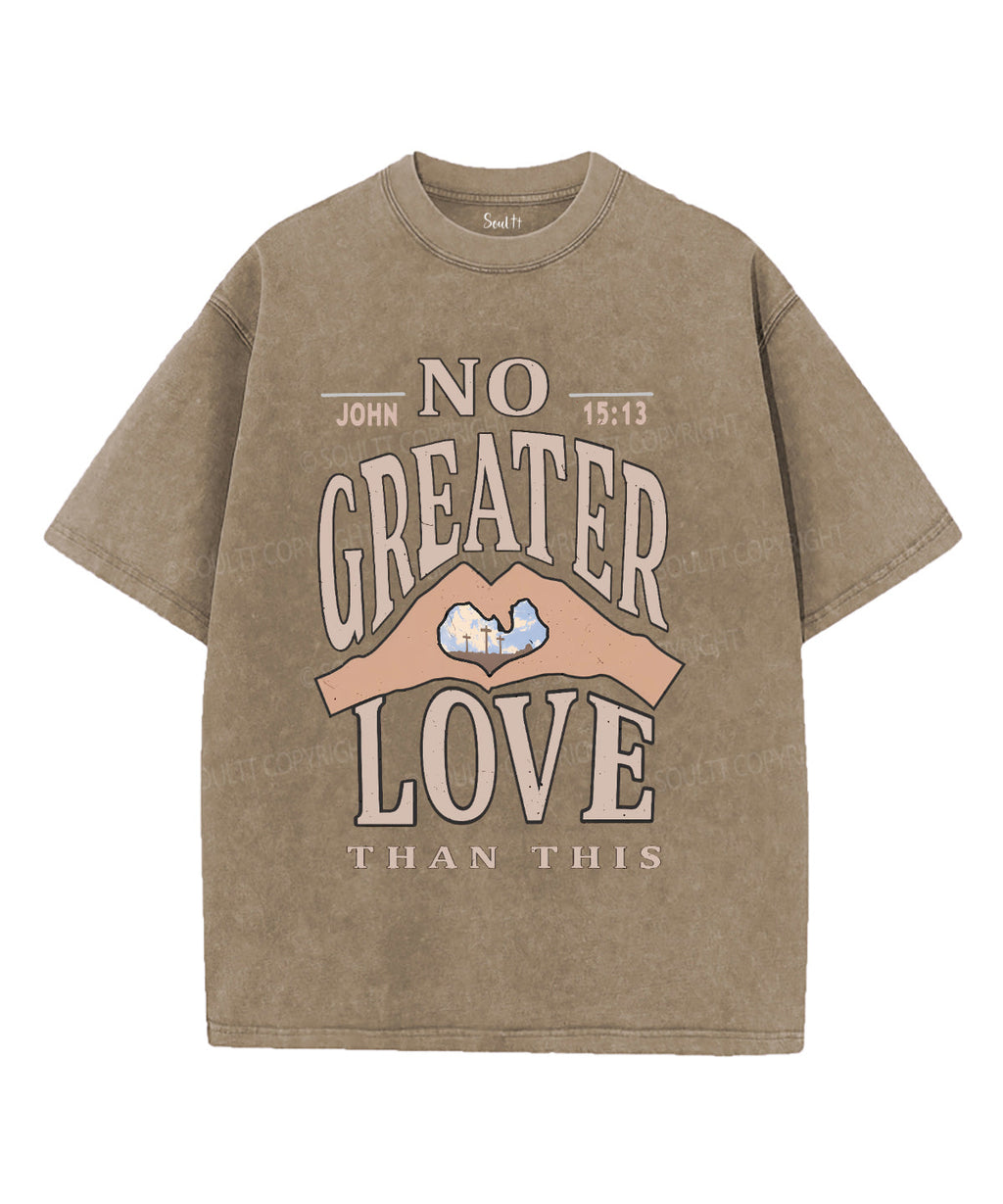 No Greater Love Unisex Washed Christian T-shirt Style002 Hoodie, Sweatshirt | CiraTrend.com (Image 5)