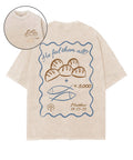 Fish And Loaves Double Sided Unisex Washed Christian T-shirt Style001 Hoodie, Sweatshirt | CiraTrend.com (Image 1)