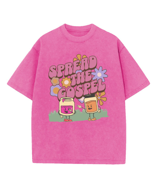 Spread The Gospel Washed Christian T-shirt Hoodie, Sweatshirt | CiraTrend.com (Image 2)