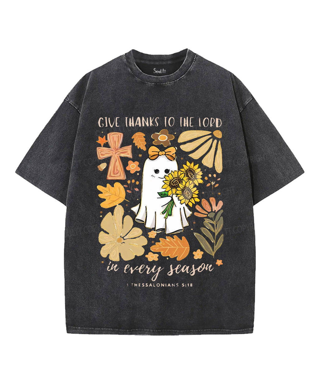 Give Thanks To The Lord Unisex Washed Christian T-shirt Style002 Hoodie, Sweatshirt | CiraTrend.com (Image 2)