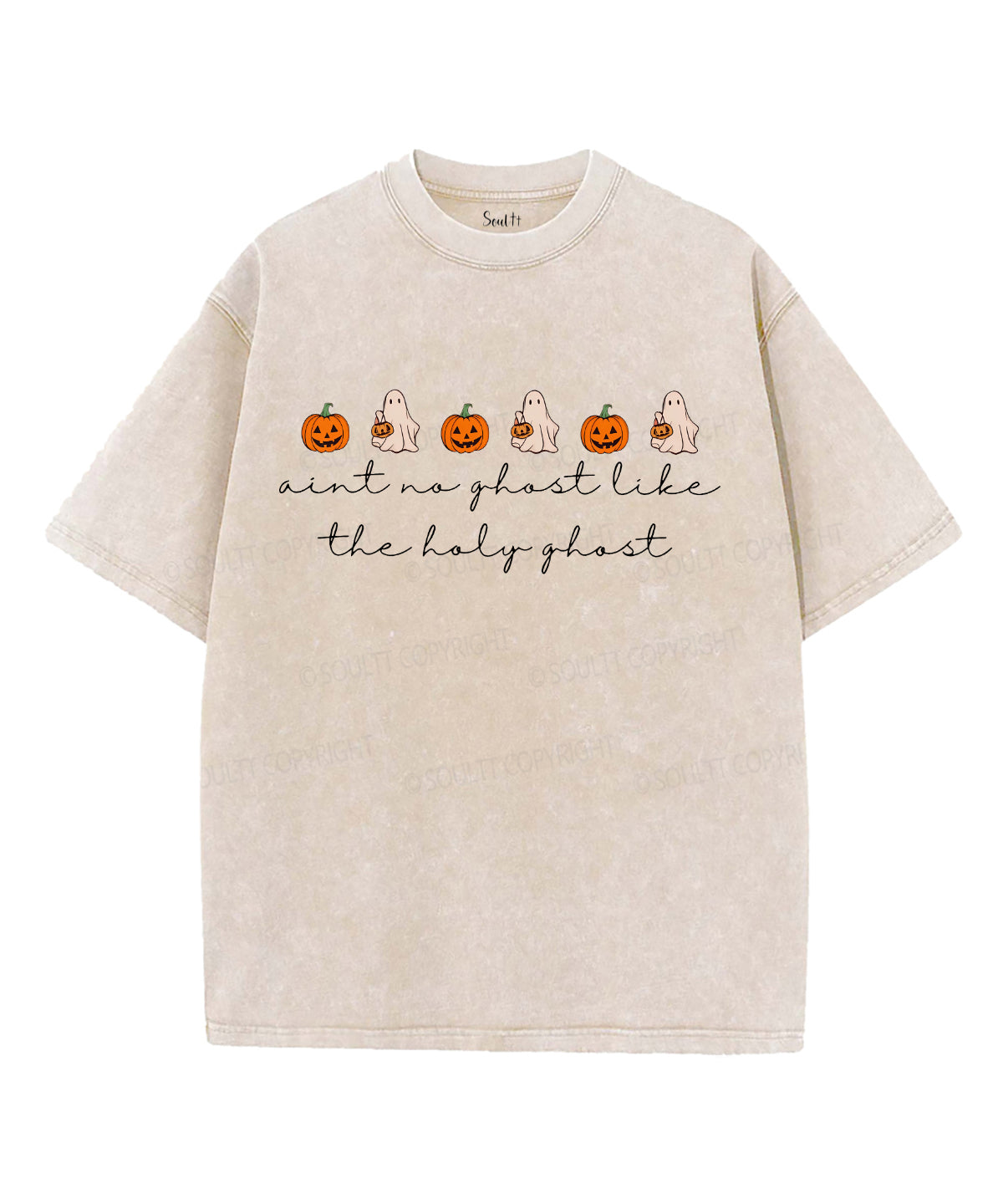 Aint No Ghost Unisex Washed Christian T-shirt Style001 Hoodie, Sweatshirt | CiraTrend.com (Image 2)