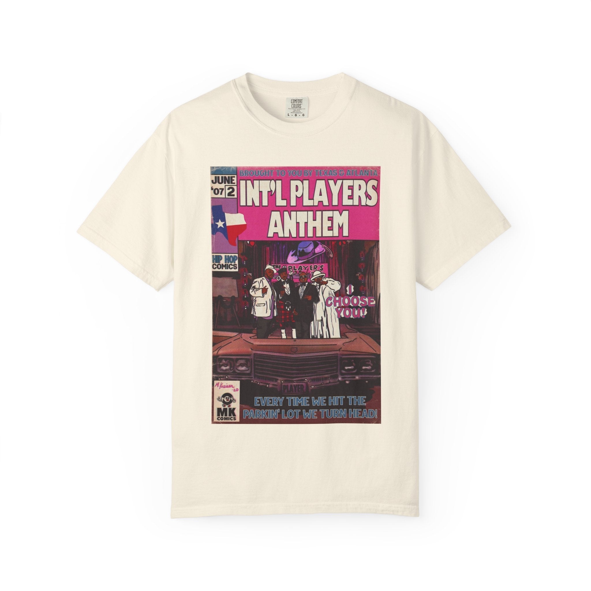 IntÃ¢â‚¬â„¢l Players Anthem - Unisex Comfort Colors T-shirt Hoodie, Sweatshirt | CiraTrend.com (Image 3)