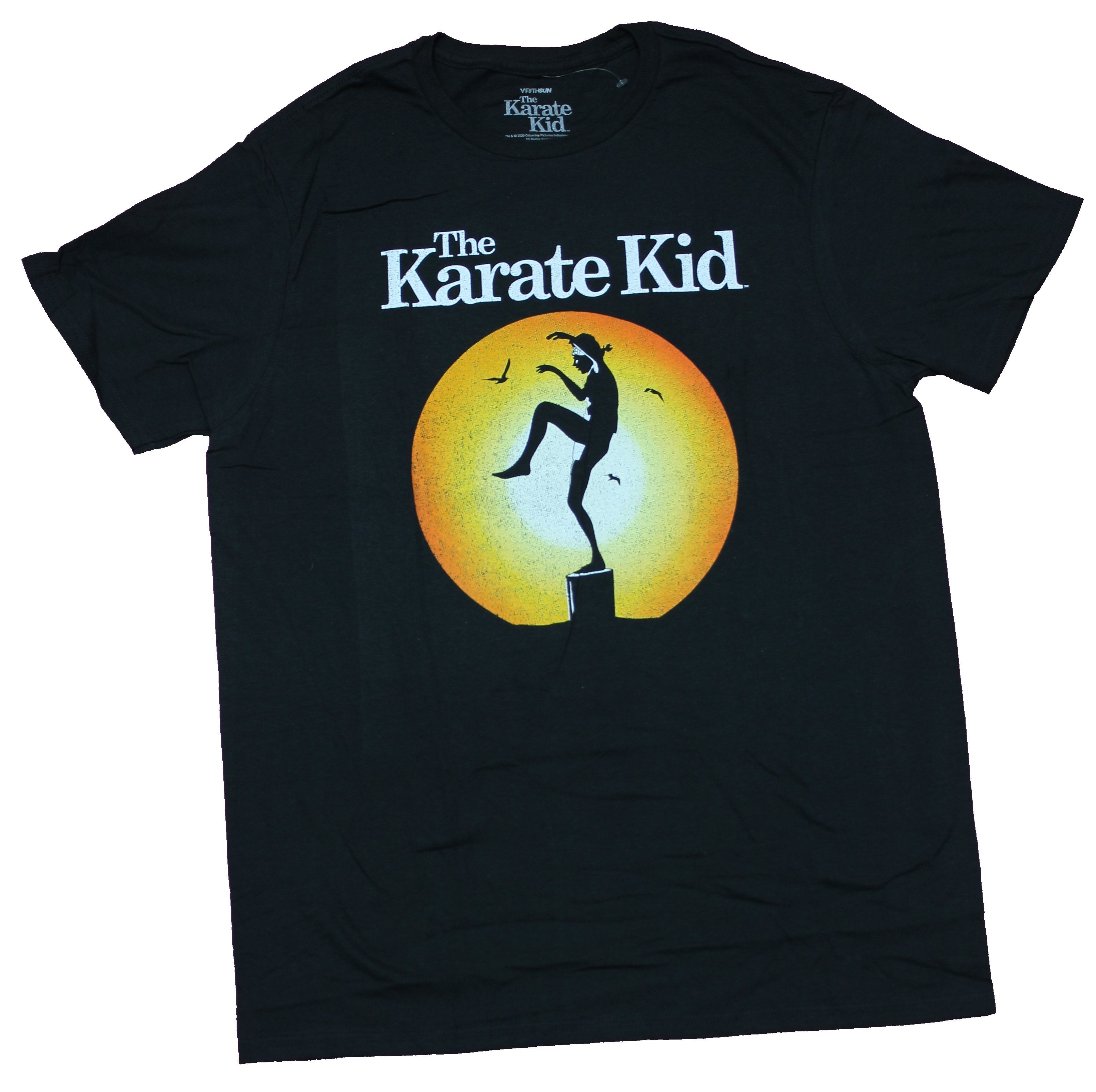 Karate Kid Mens T-Shirt - Crane Kick Sunset Daniel Image Hoodie, Sweatshirt | CiraTrend.com