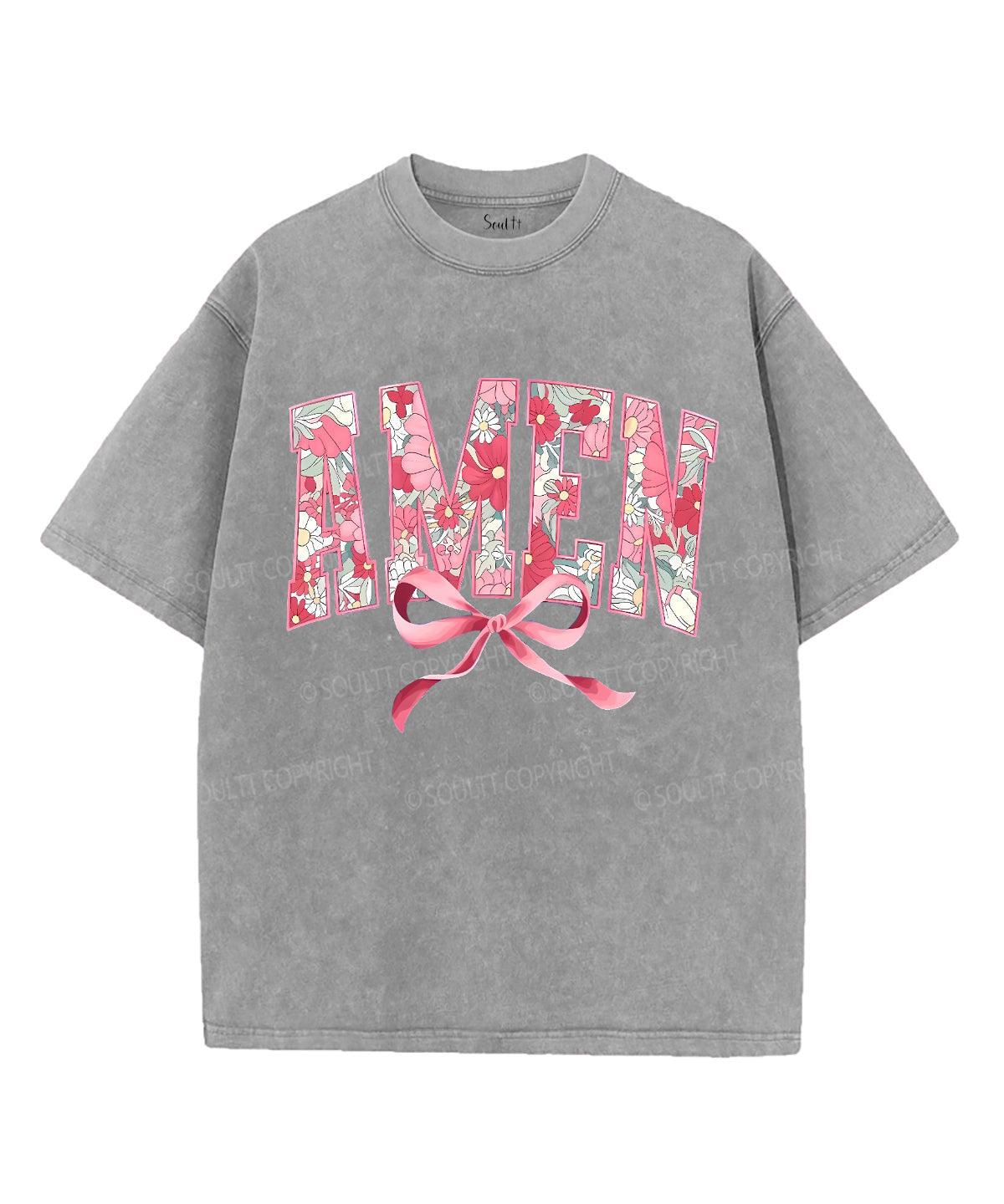 Amen Unisex Washed Christian T-shirt Style001 Hoodie, Sweatshirt | CiraTrend.com (Image 4)