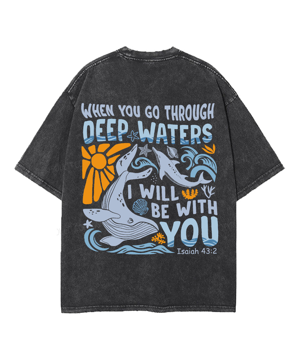 I Will Be With You Double Sided Unisex Washed Christian T-shirt Style016 Hoodie, Sweatshirt | CiraTrend.com (Image 3)
