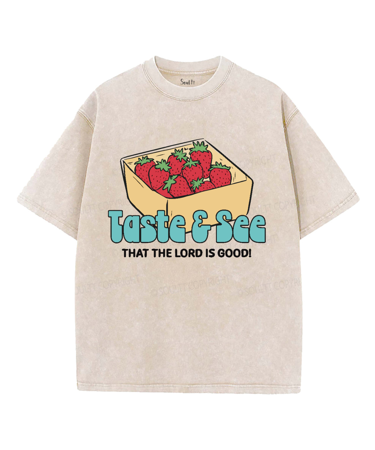 The Lord Is Good Washed Christian T-shirt Hoodie, Sweatshirt | CiraTrend.com (Image 1)