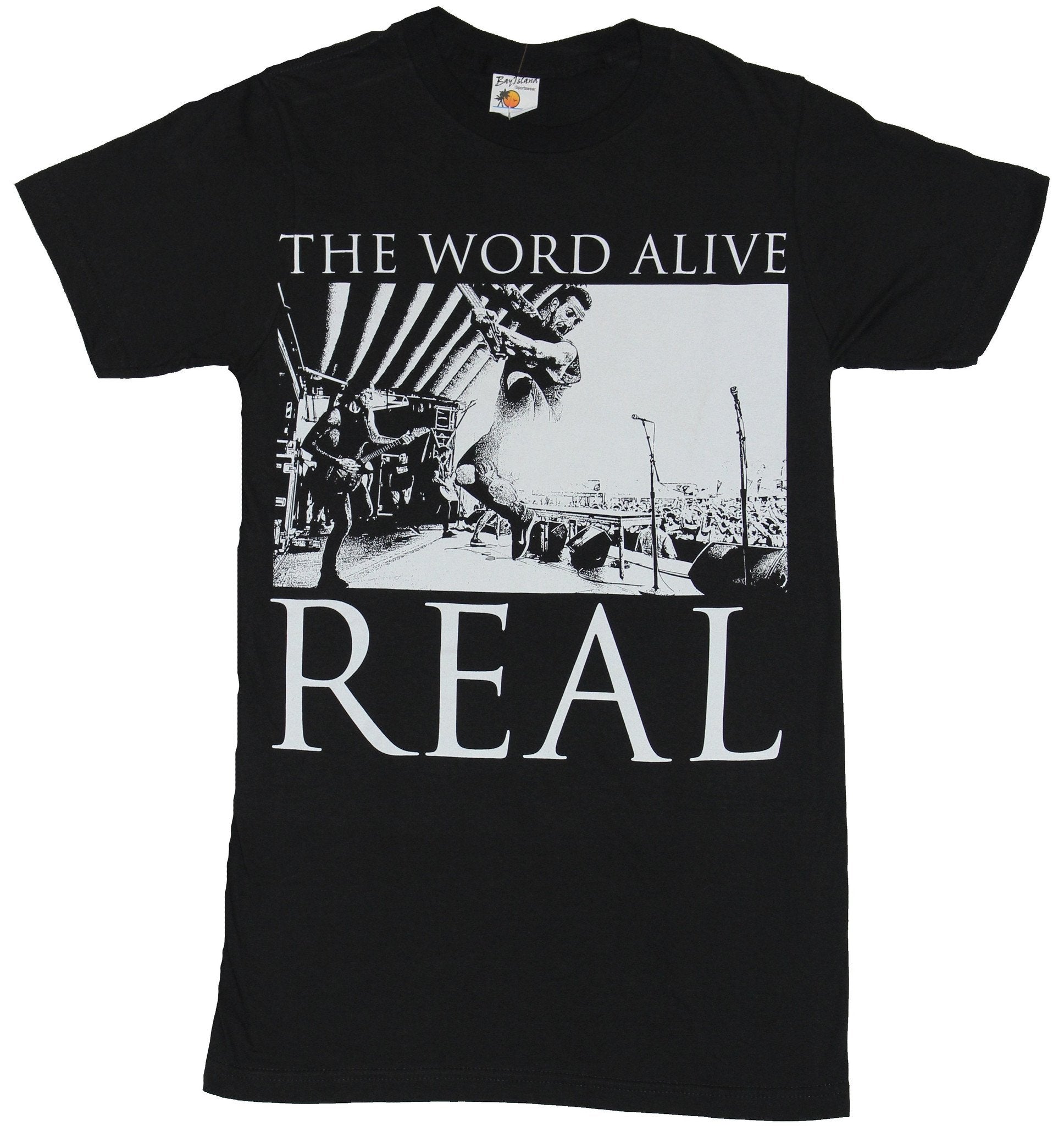 The Word Alive Mens T-Shirt - Real Over Exposed Band Jump White Image Hoodie, Sweatshirt | CiraTrend.com